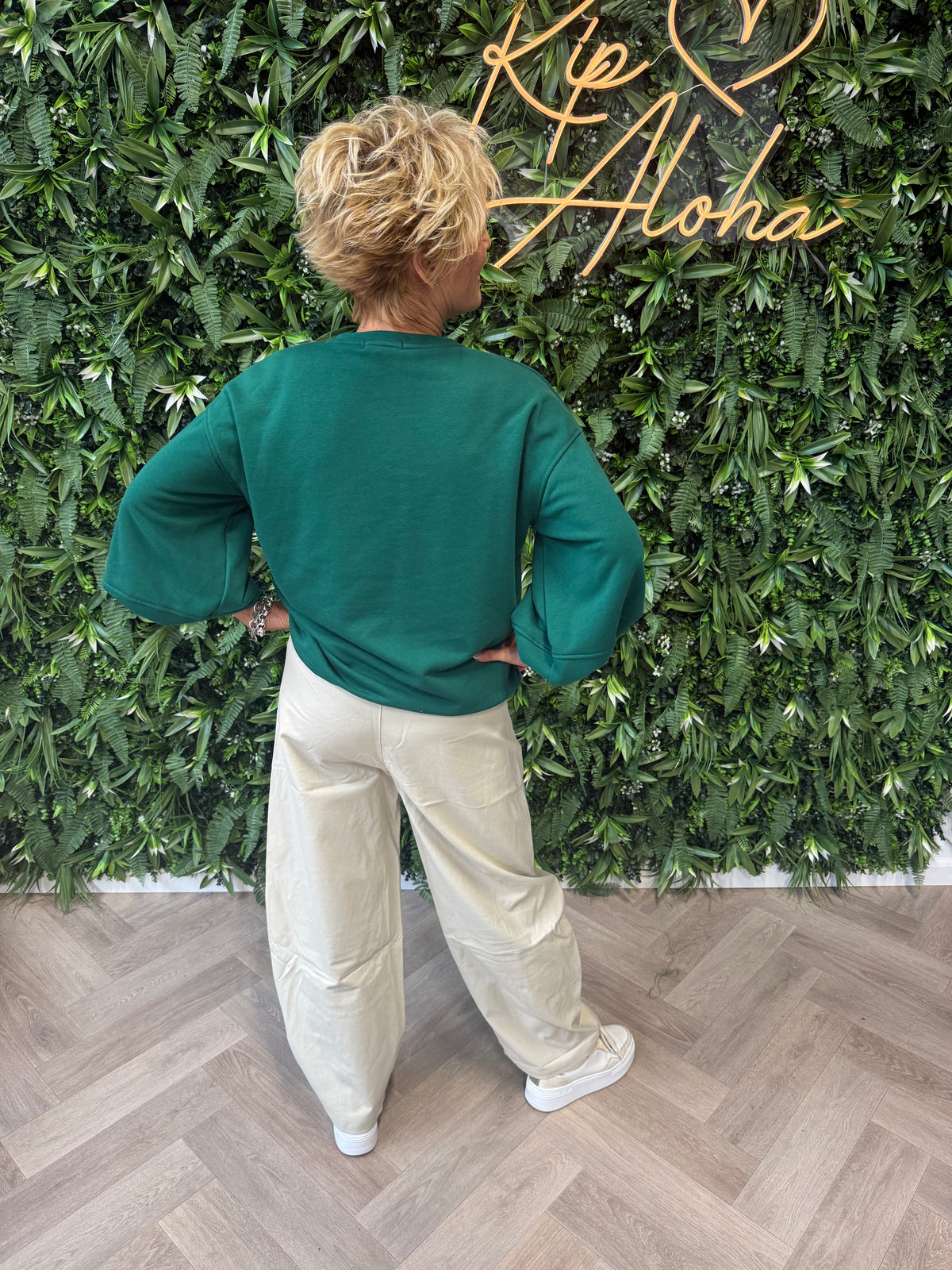 Sweater paris groen
