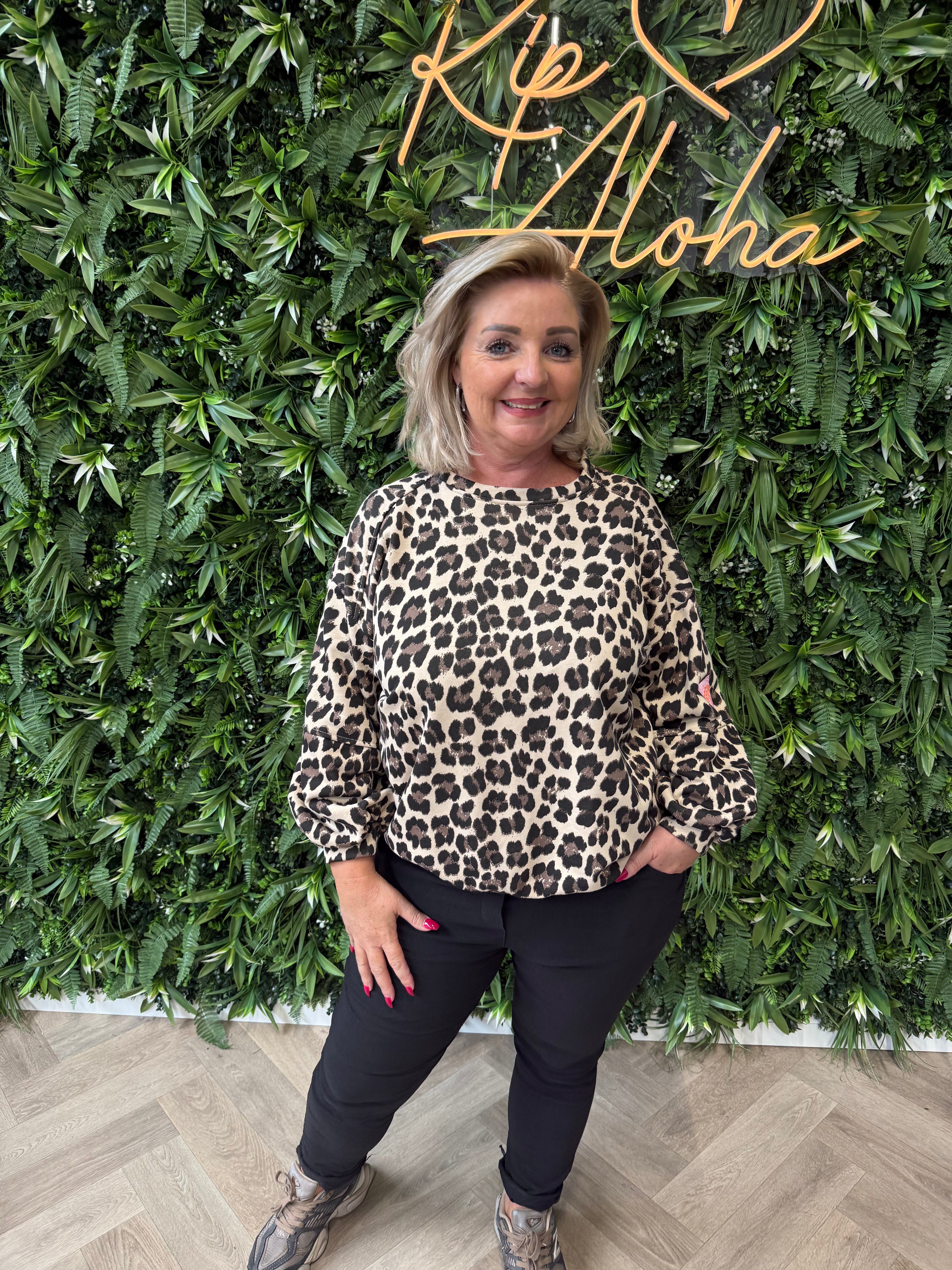 Sweater panter selflove club beige