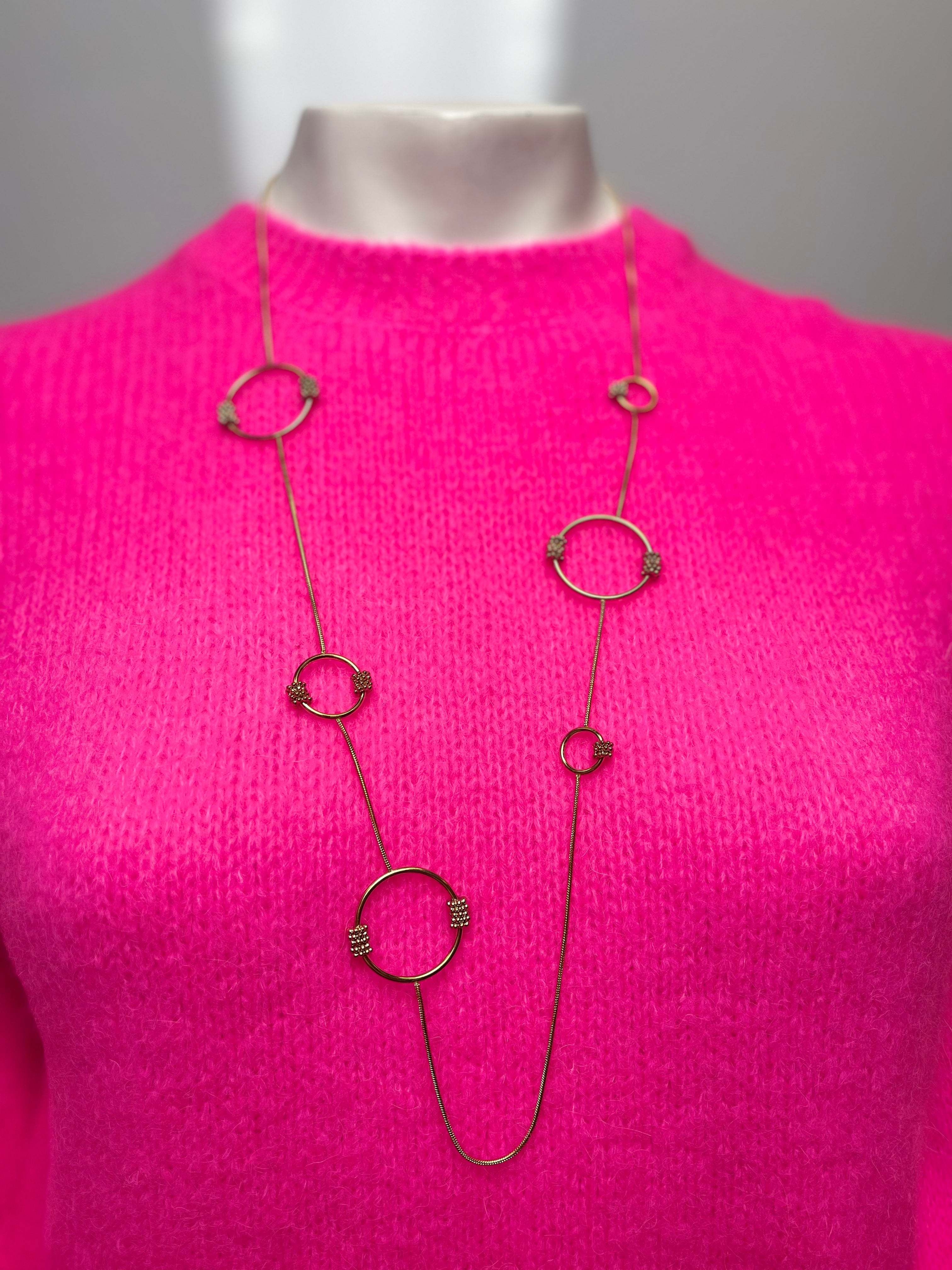 Ketting cirkels goud