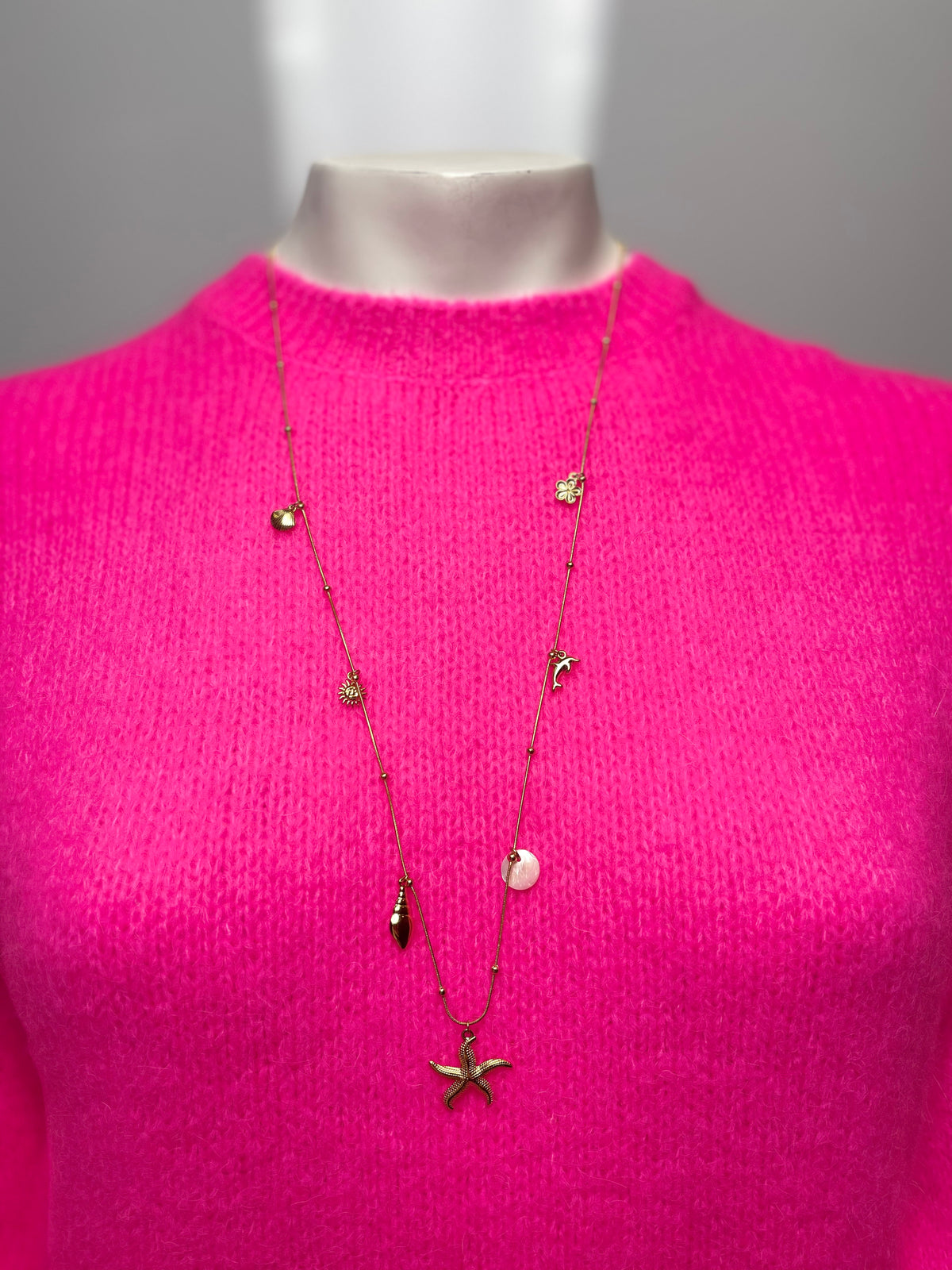 Ketting zeester goud