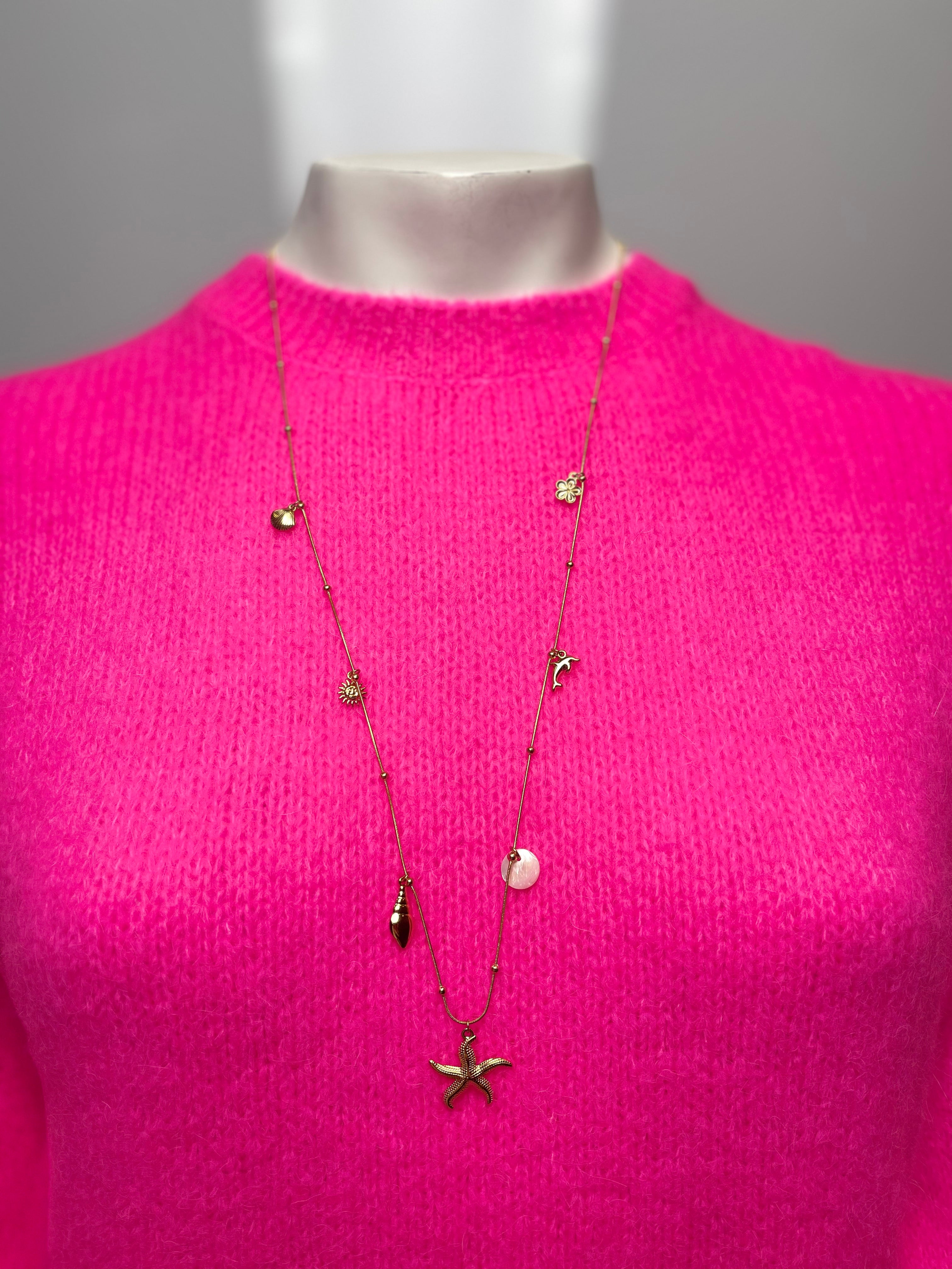 Ketting zeester goud