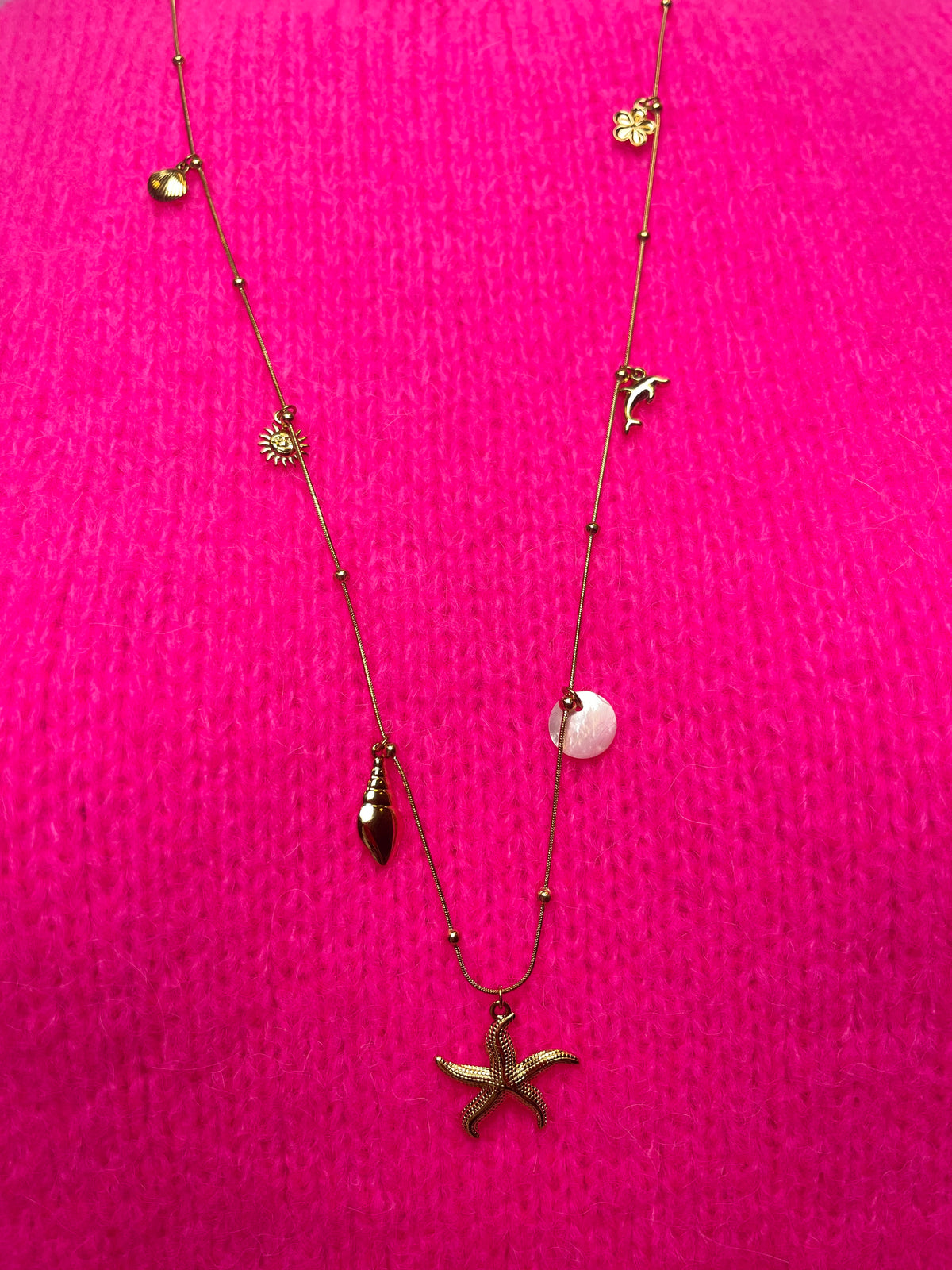 Ketting zeester goud