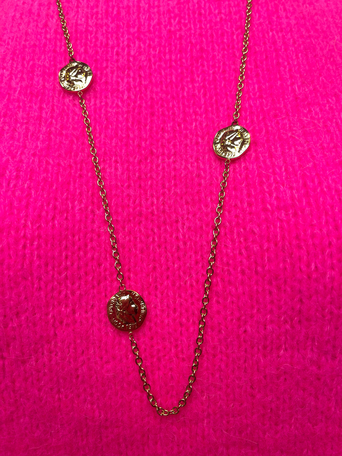 Ketting munt goud