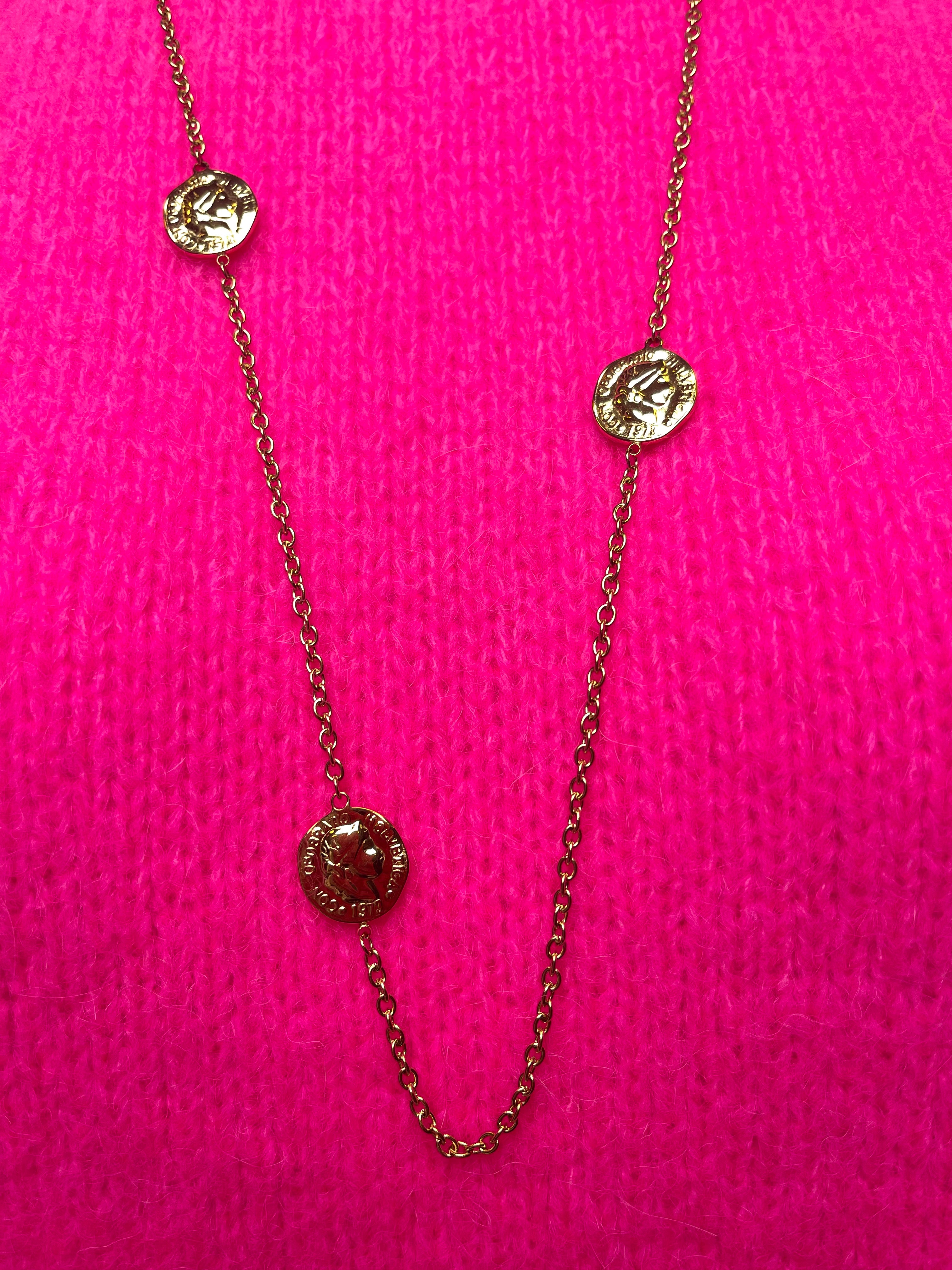 Ketting munt goud