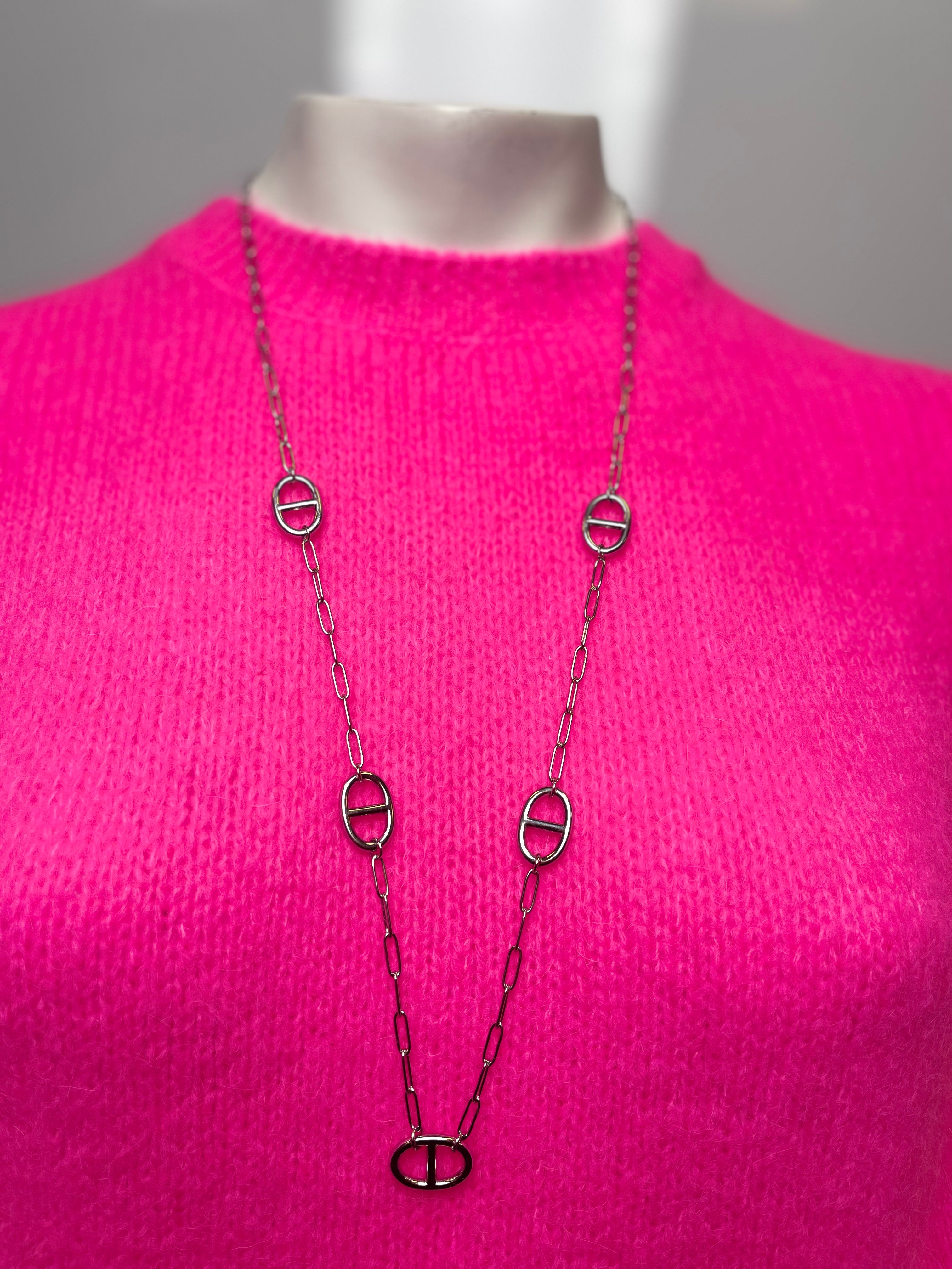 Ketting schakels zilver