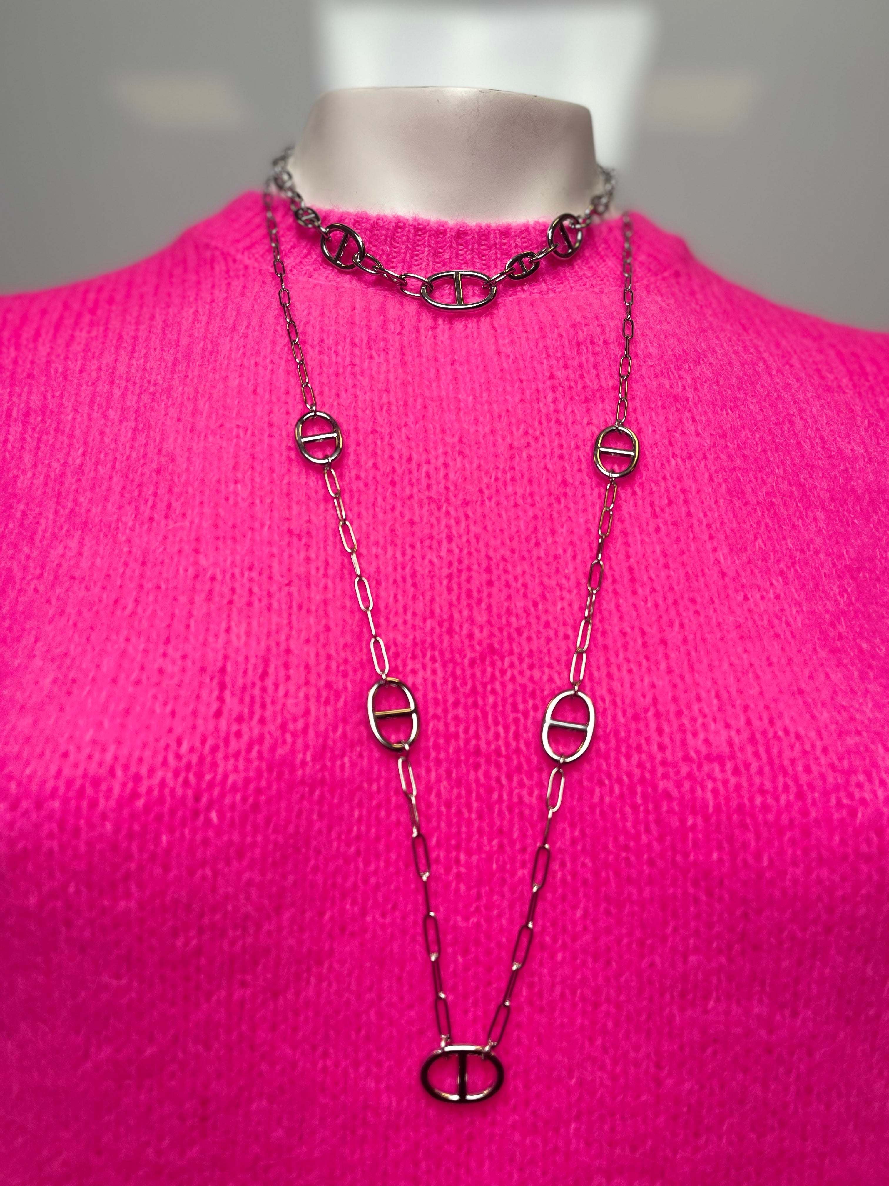 Ketting schakels zilver