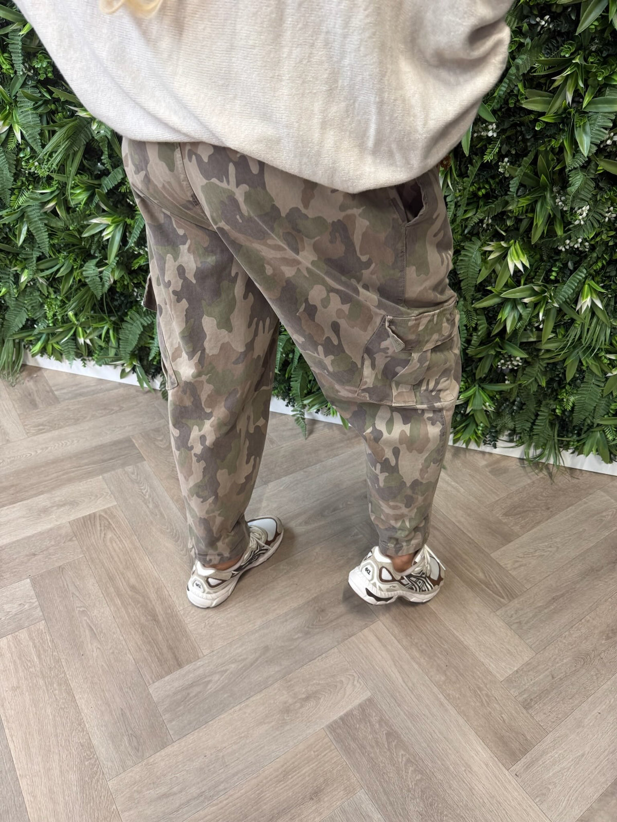 Army cargo broek beige