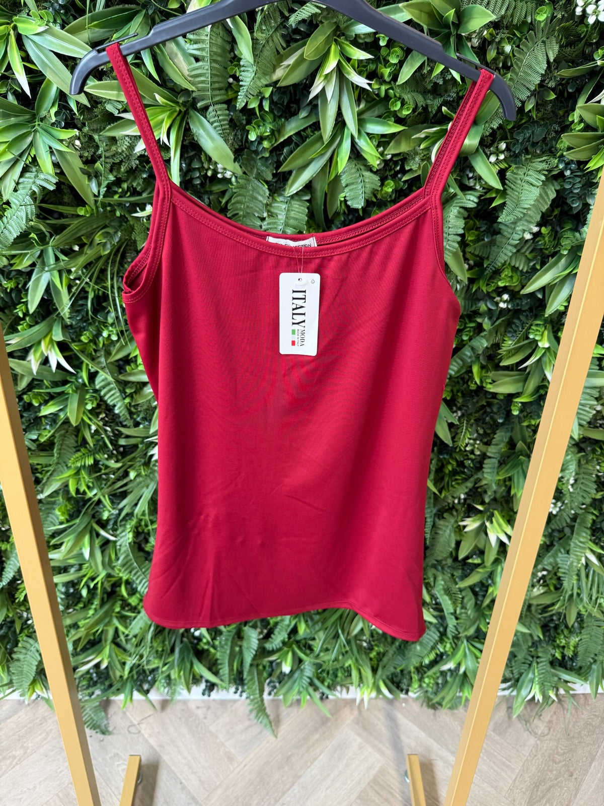 Basic hemdje uni bordeaux
