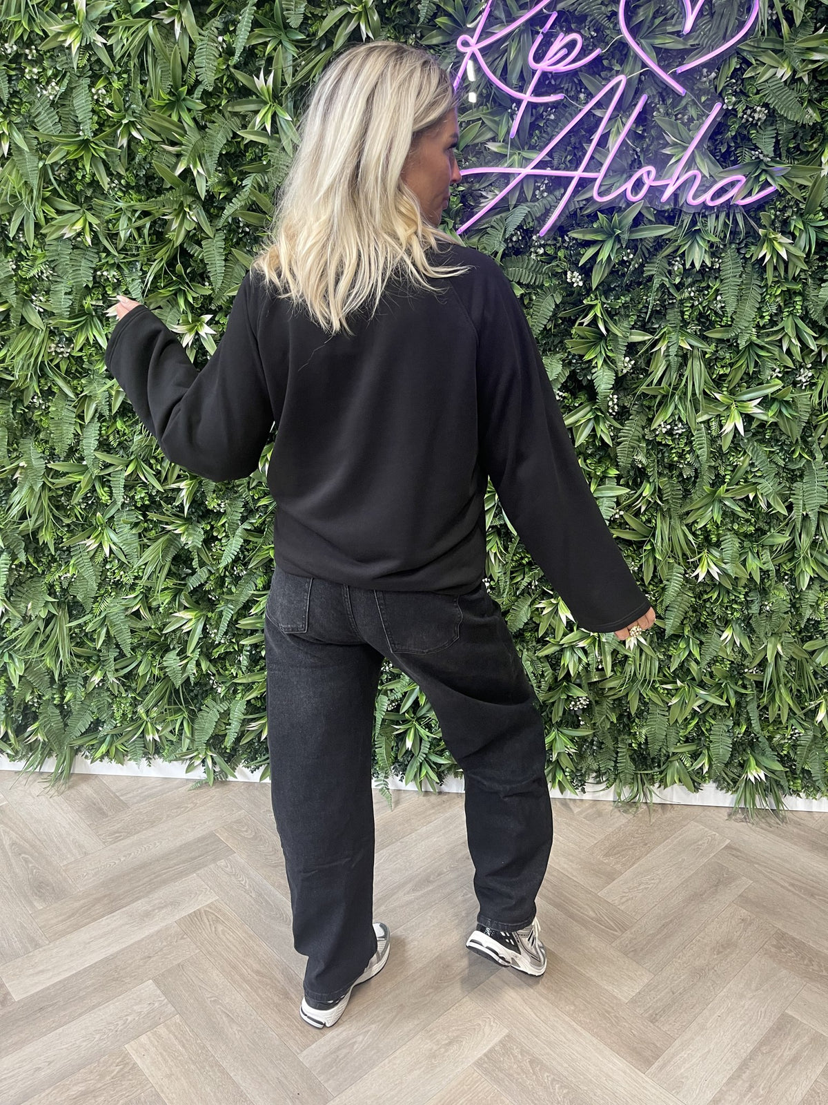 Sweater adelaar zwart