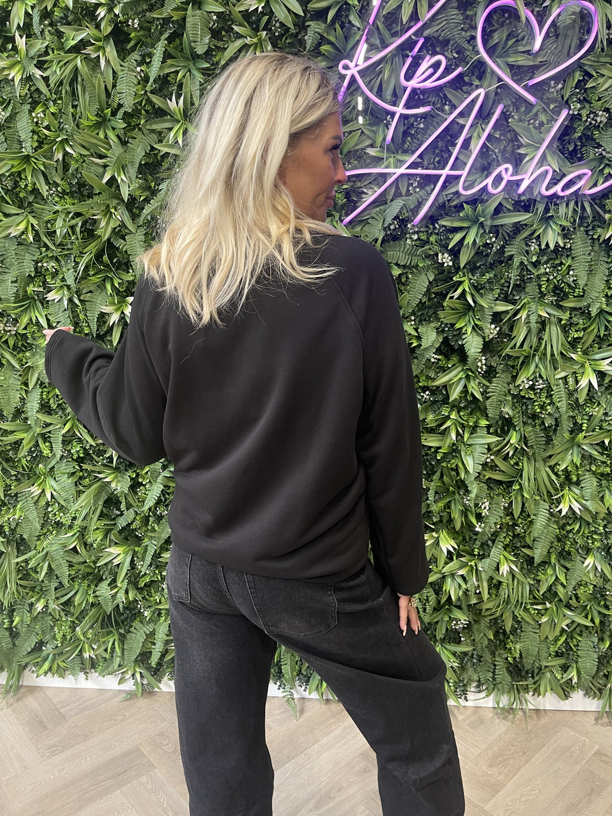 Sweater adelaar zwart