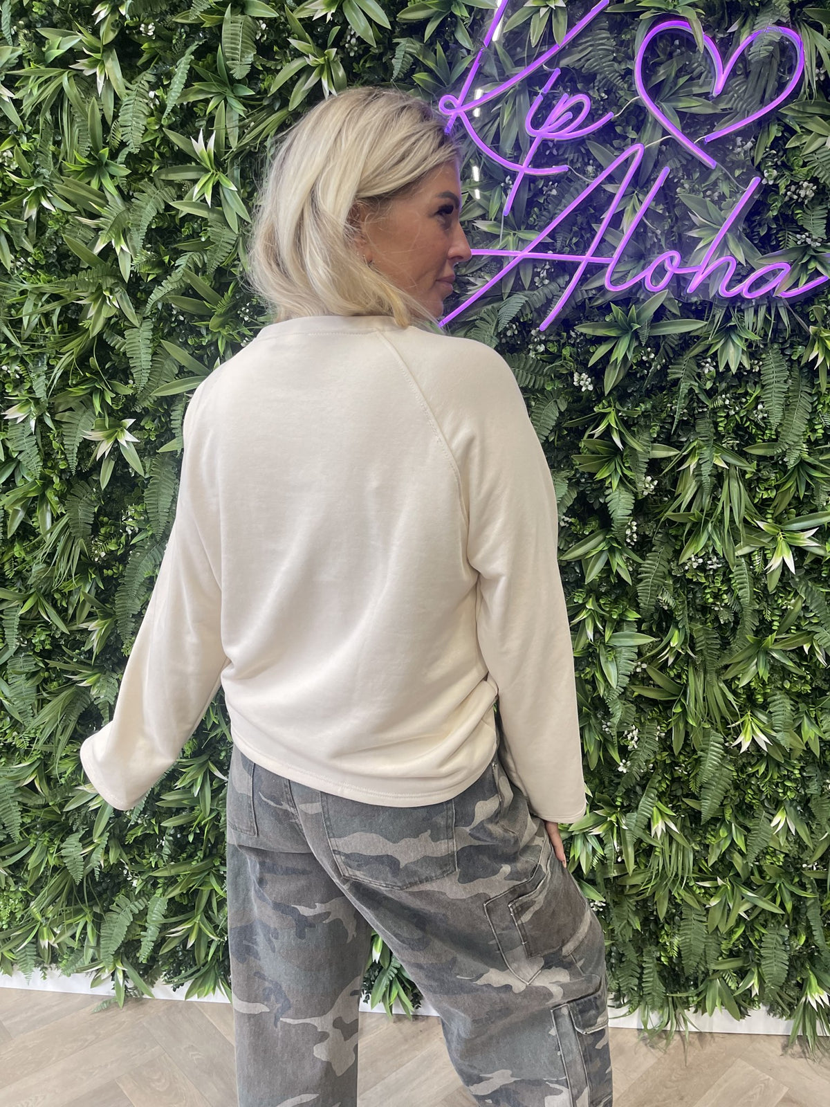 Sweater adelaar beige