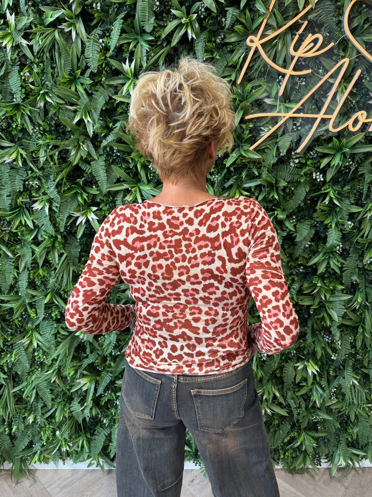 Mesh top panterprint brique