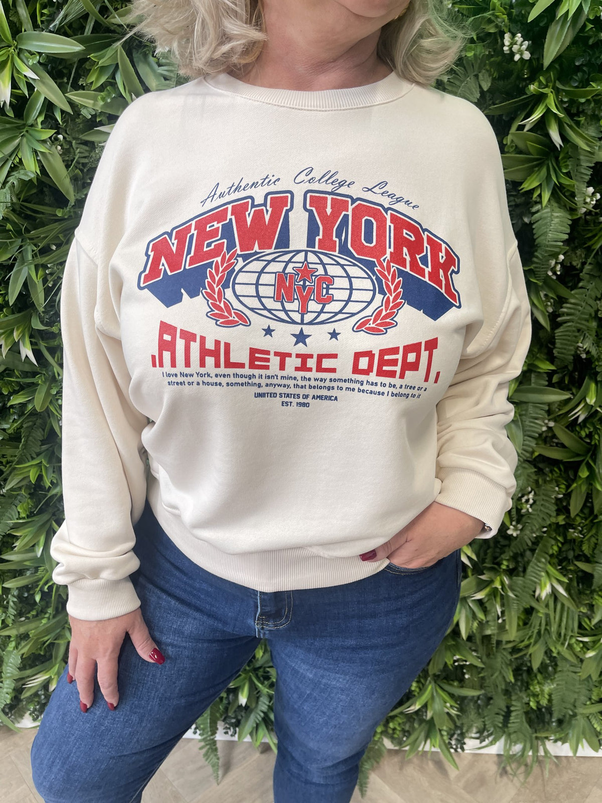 Sweater New York beige