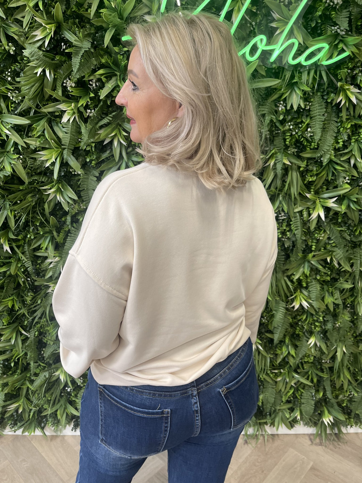 Sweater New York beige