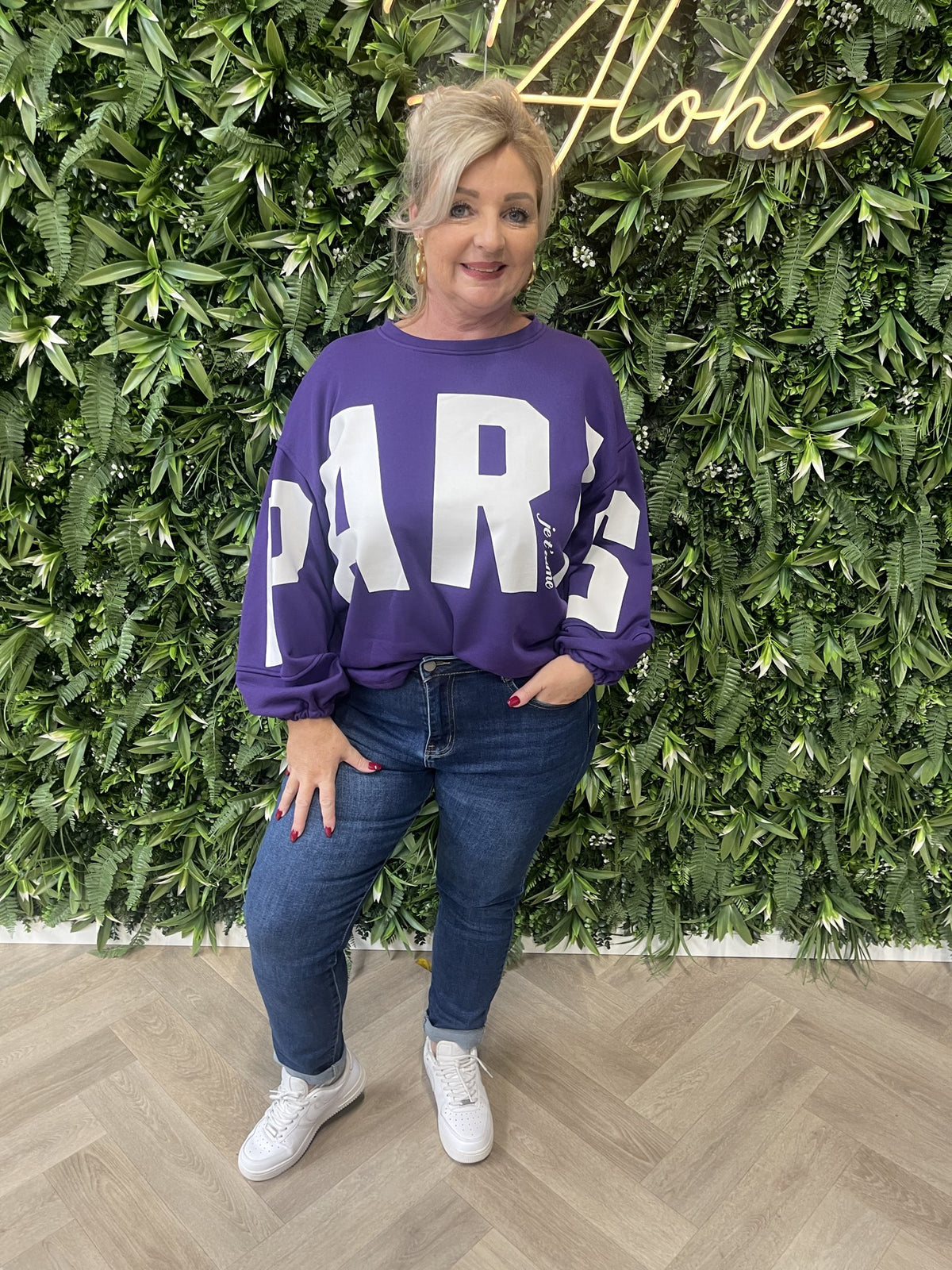 Sweater paris paars