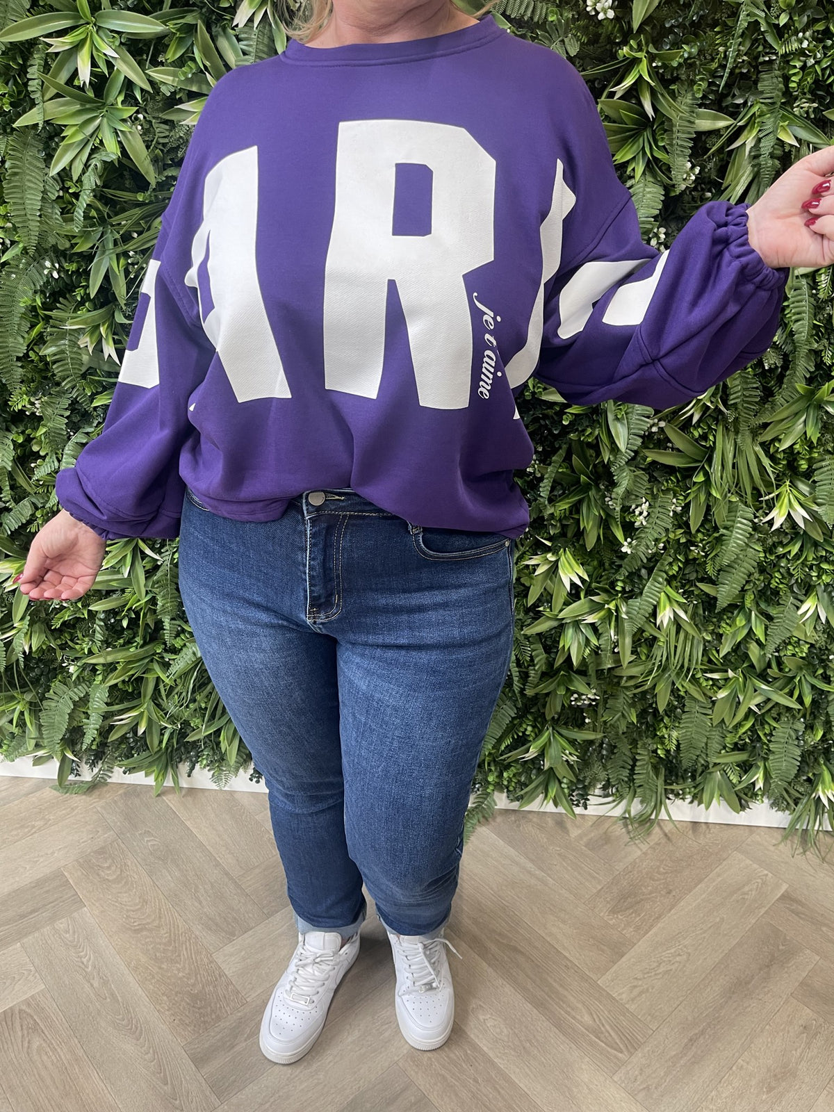 Sweater paris paars