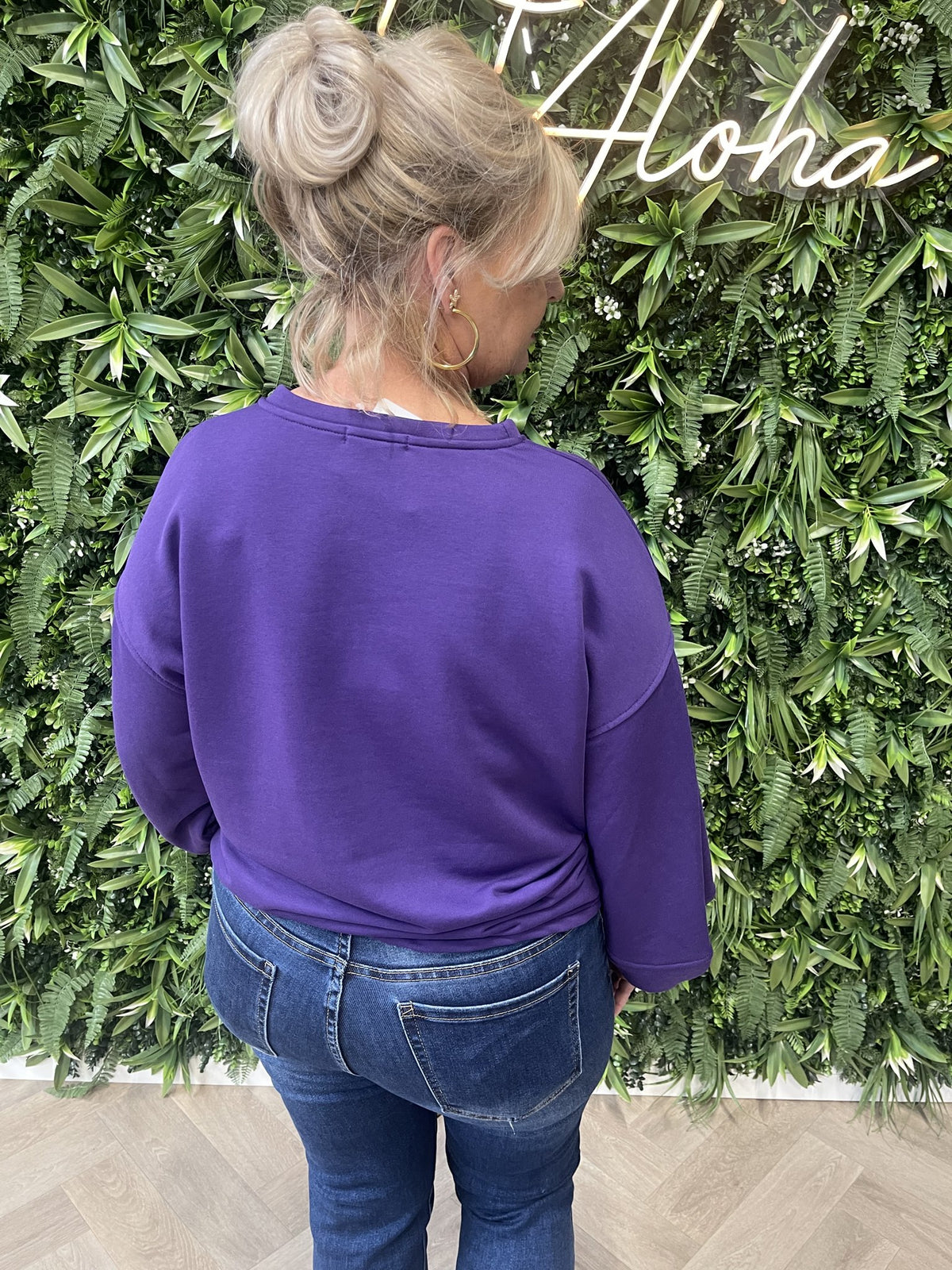 Sweater paris paars