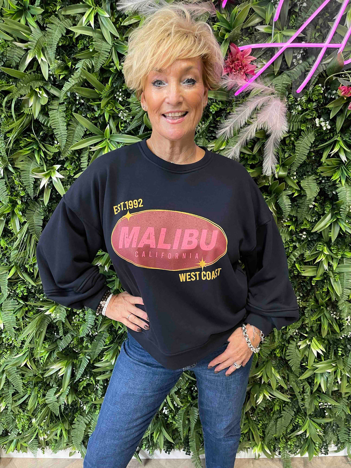 Sweater malibu marineblauw