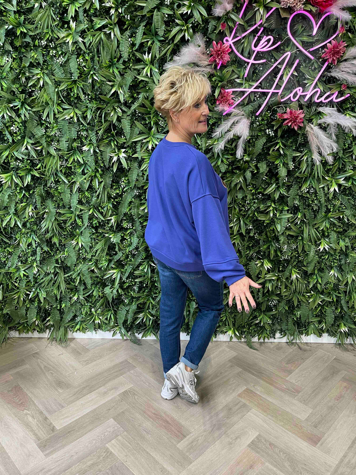 Sweater malibu paars