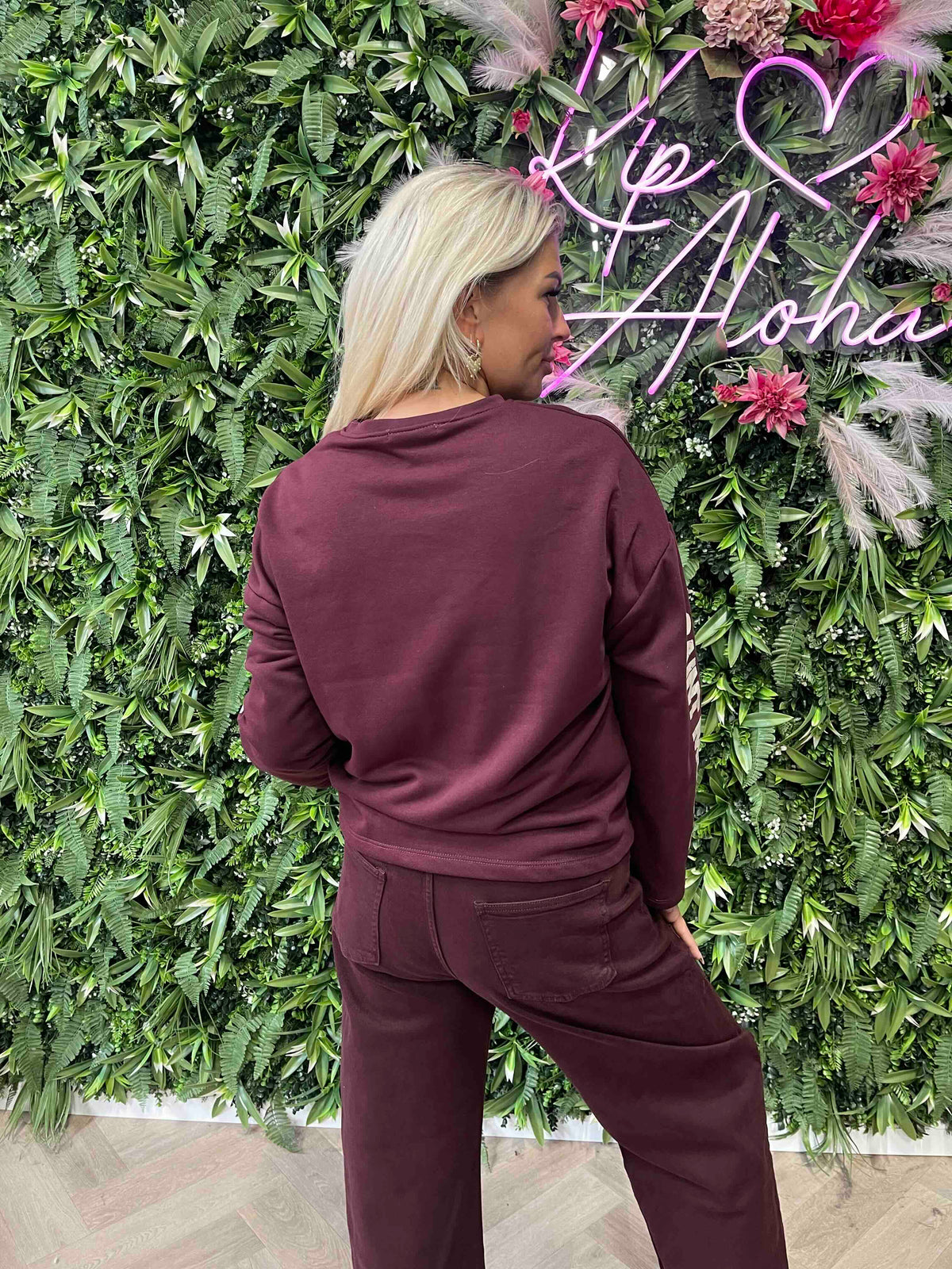 Longsleeve saint mortiz aubergine