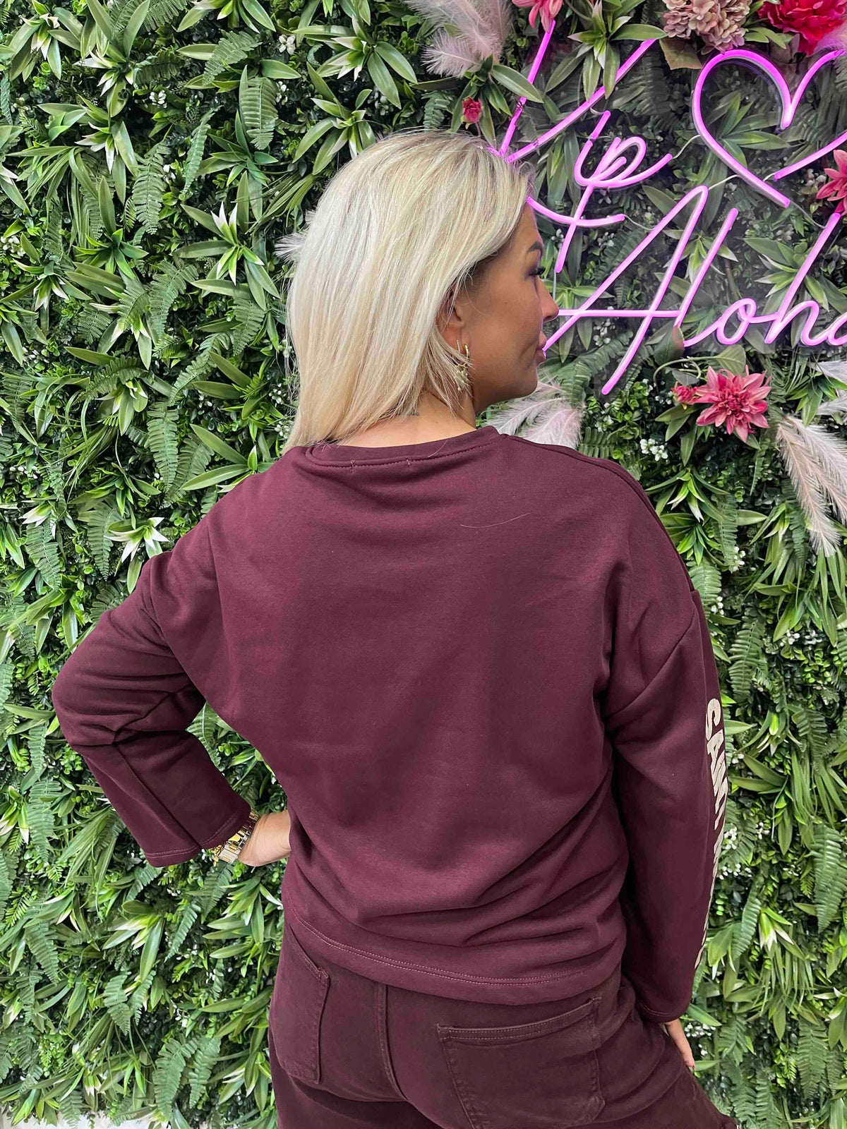 Longsleeve saint mortiz aubergine