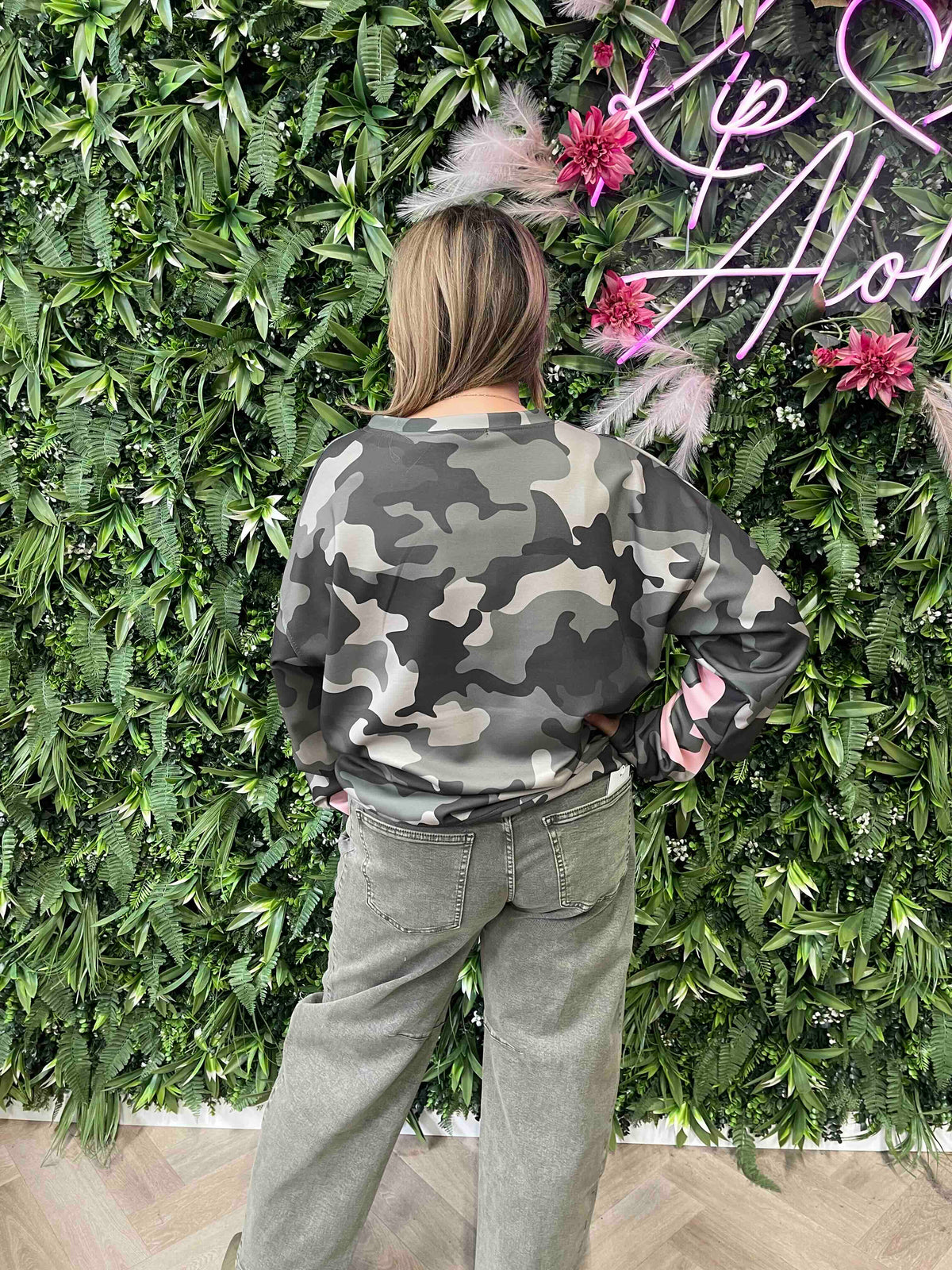 Trui copenhagen army lichtroze