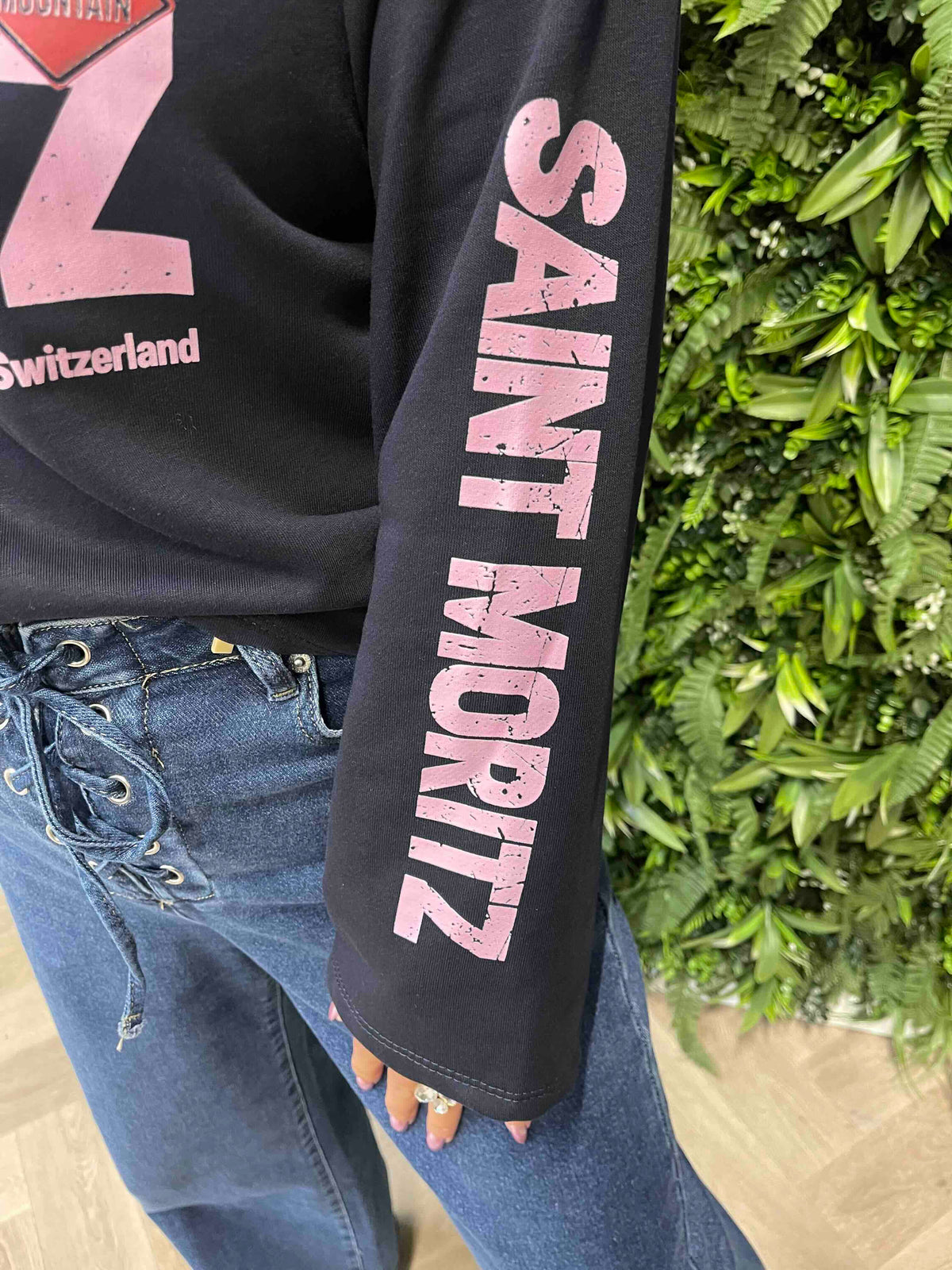 Longsleeve saint mortiz marineblauw