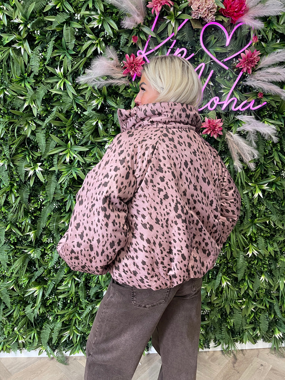 Puffer bambi oudroze