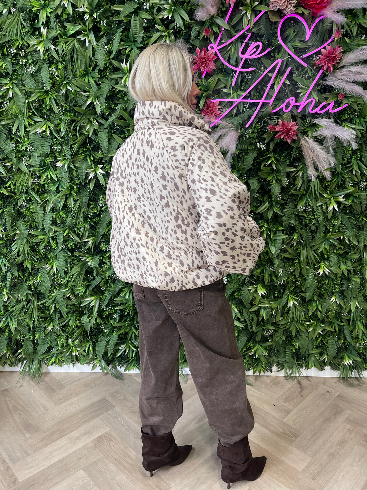 Puffer bambi beige