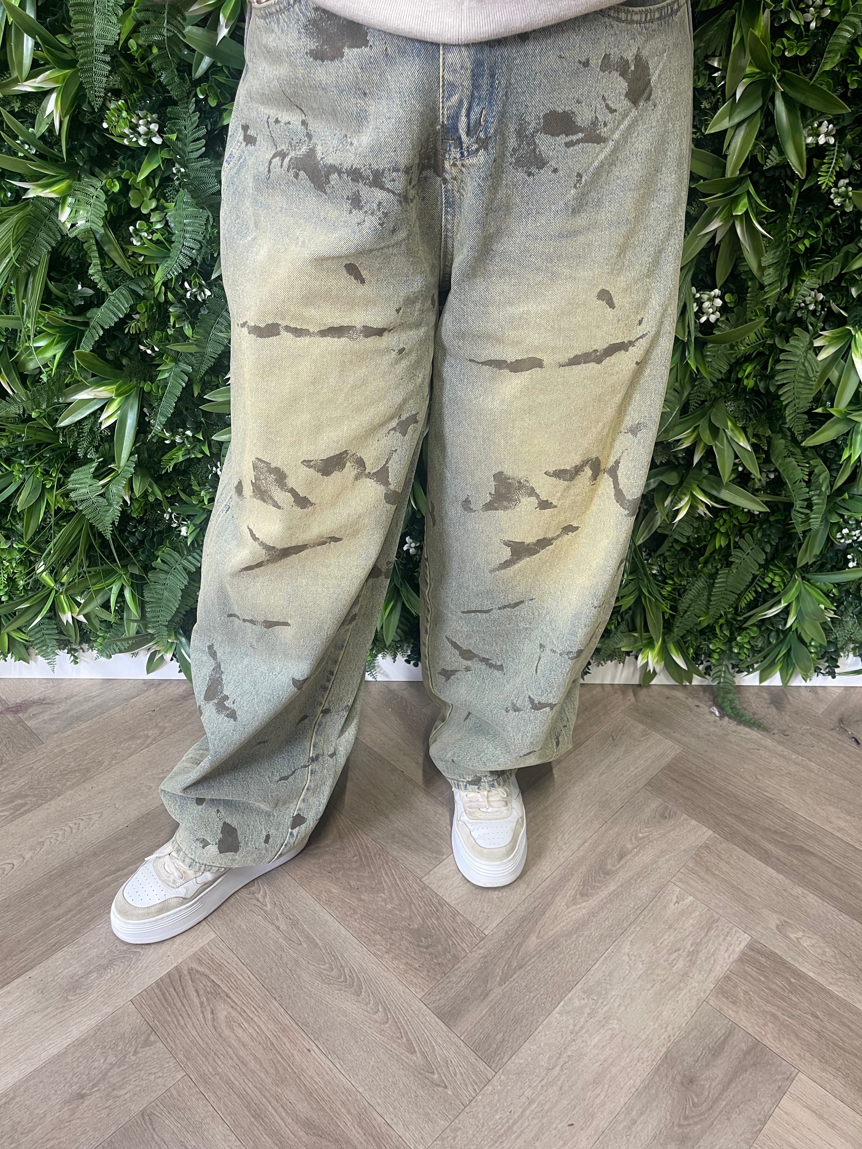 SeeSee Barrel jeans light stonewash