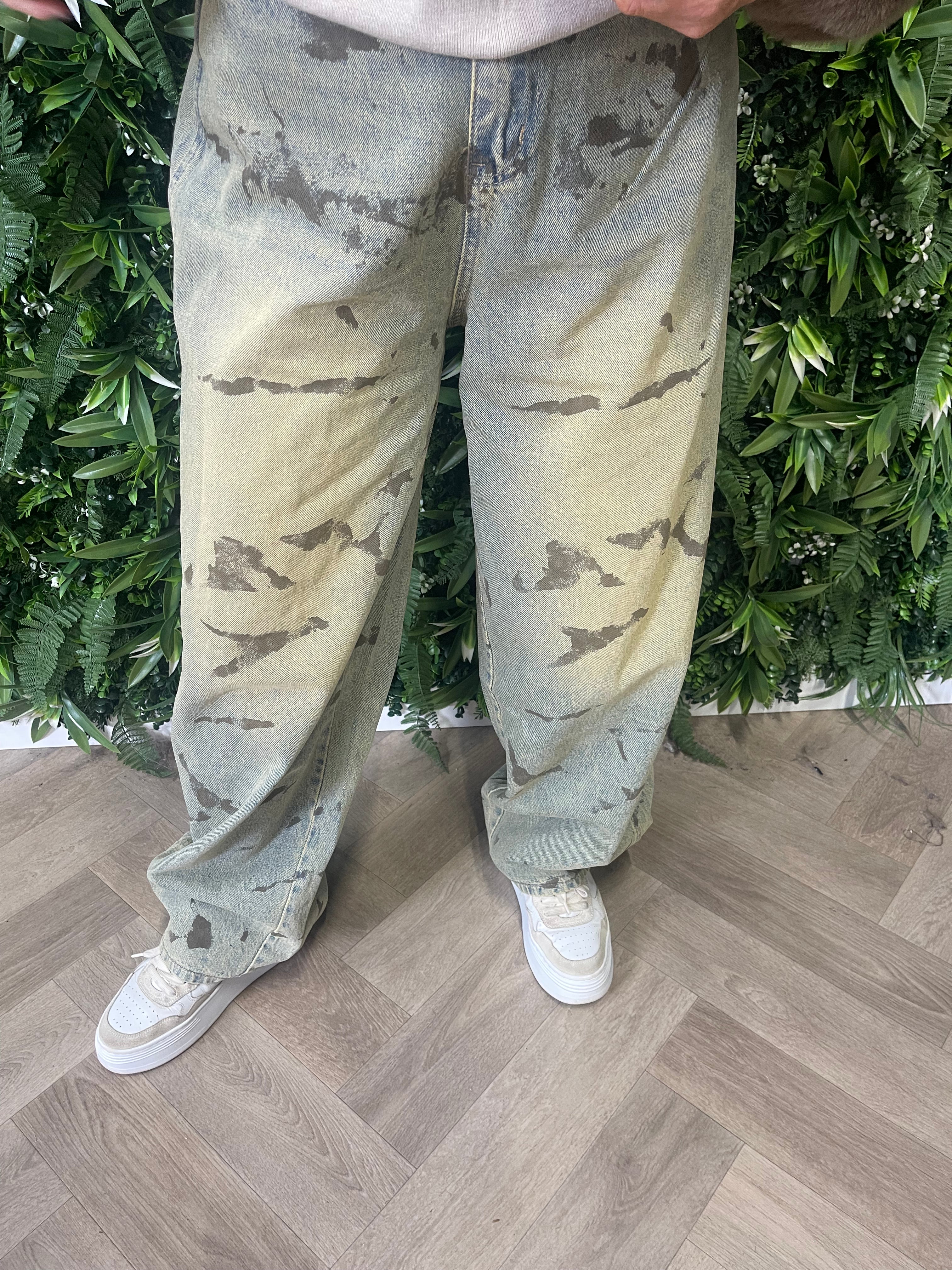 SeeSee Barrel jeans light stonewash