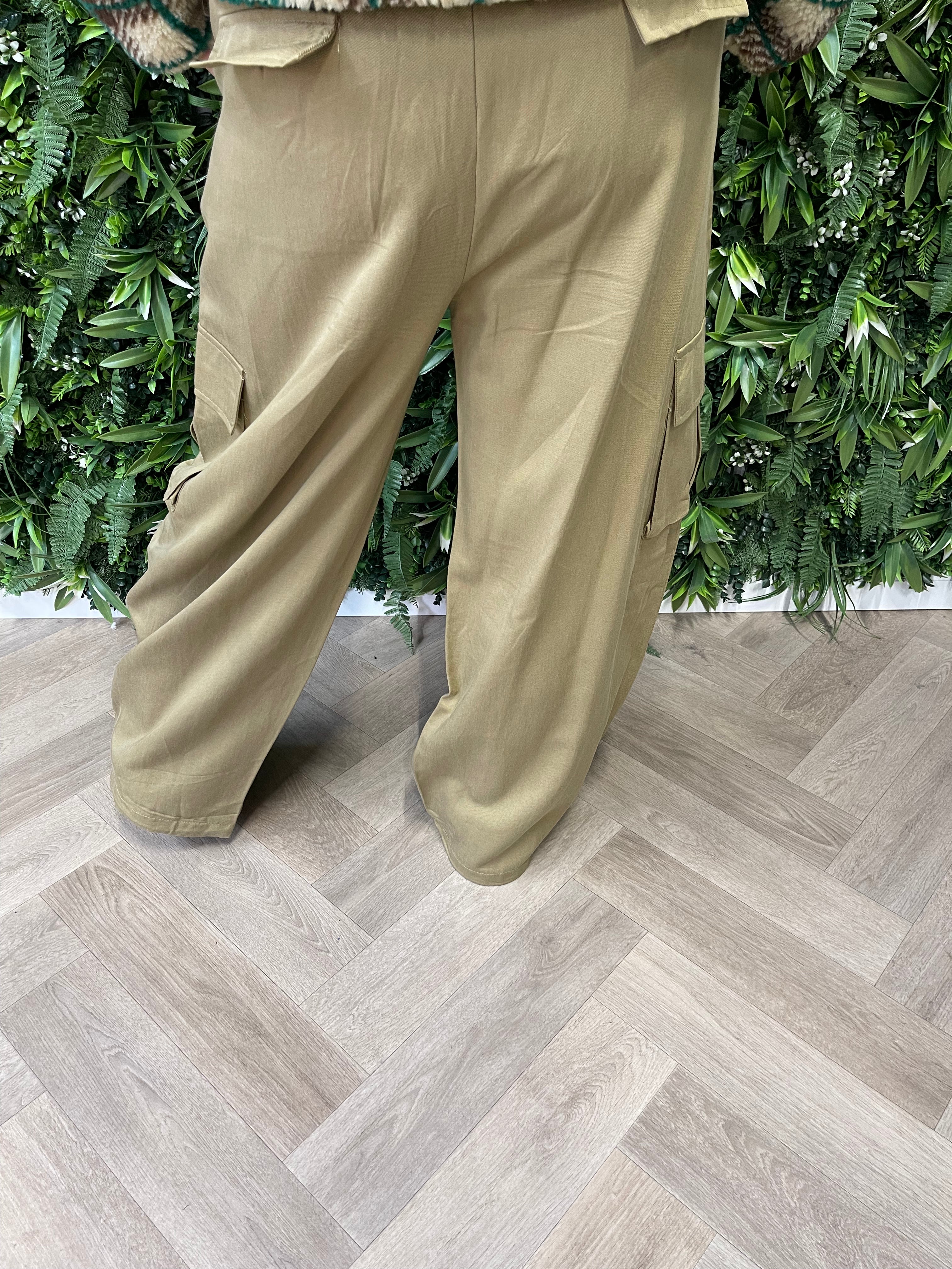 Cargo broek khaki