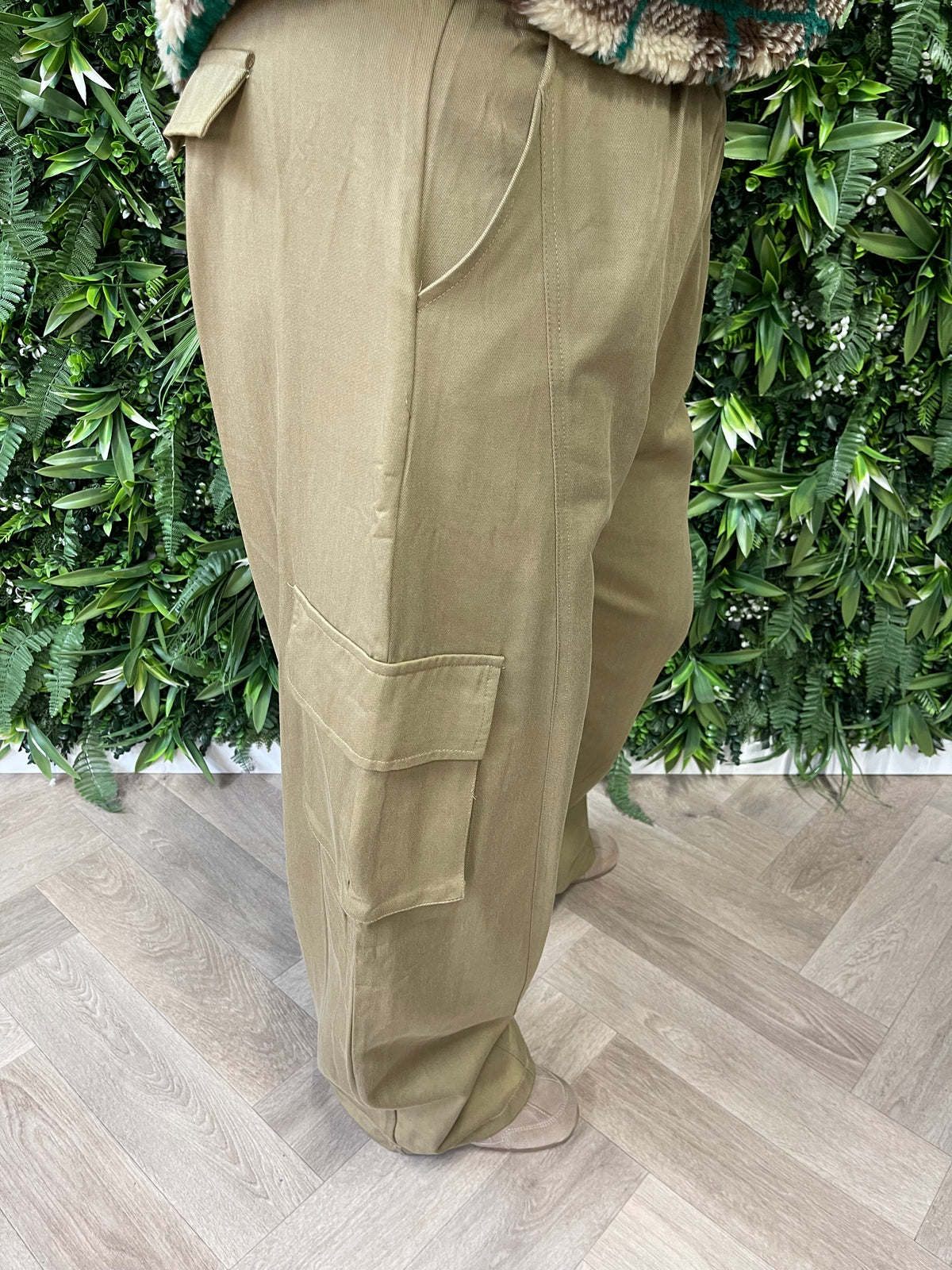 Cargo broek khaki