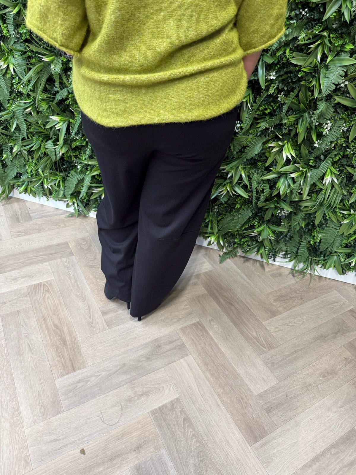 Barrel pantalon broek zwart
