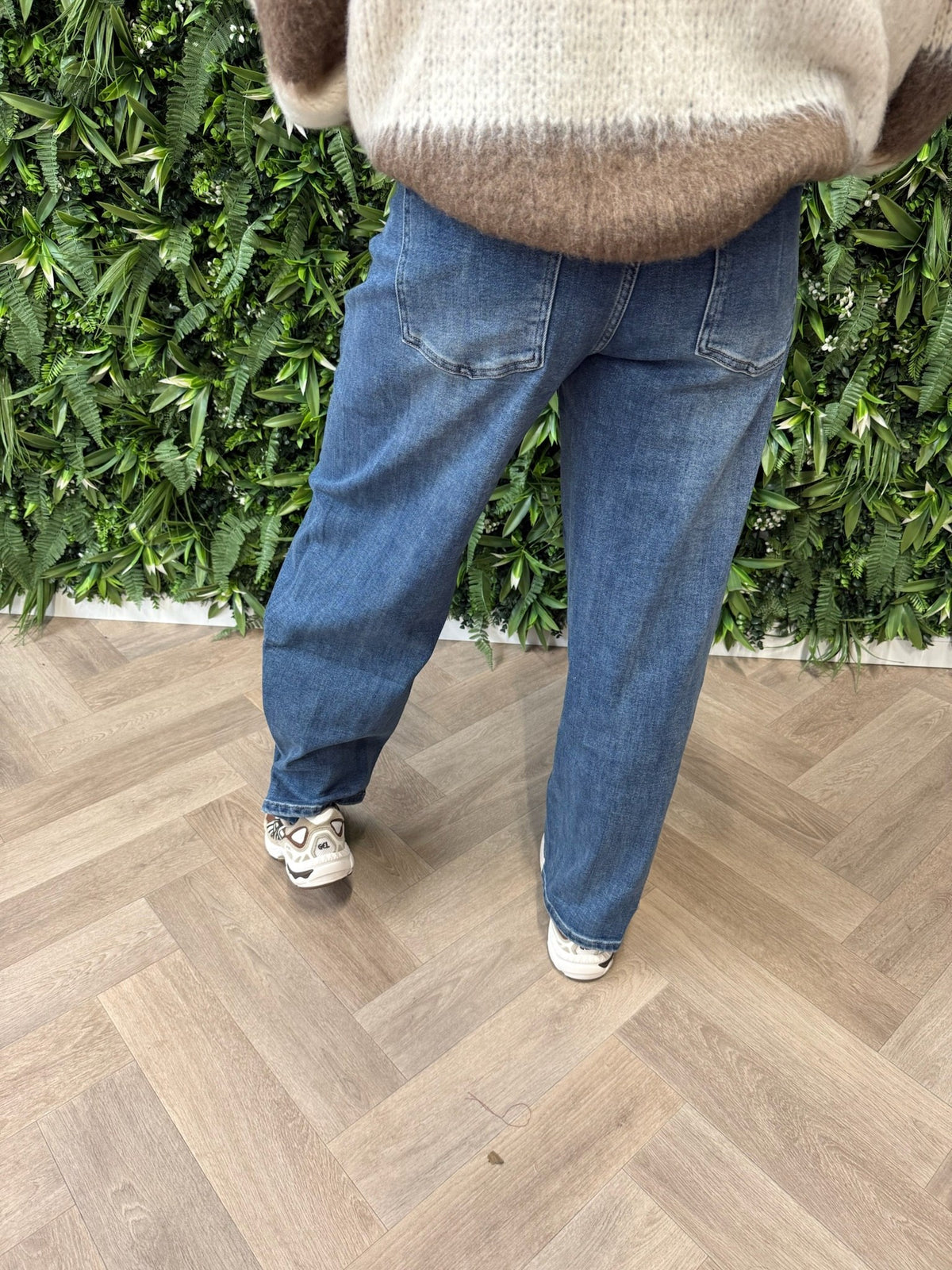 Laulia balloon jeans middenblauw
