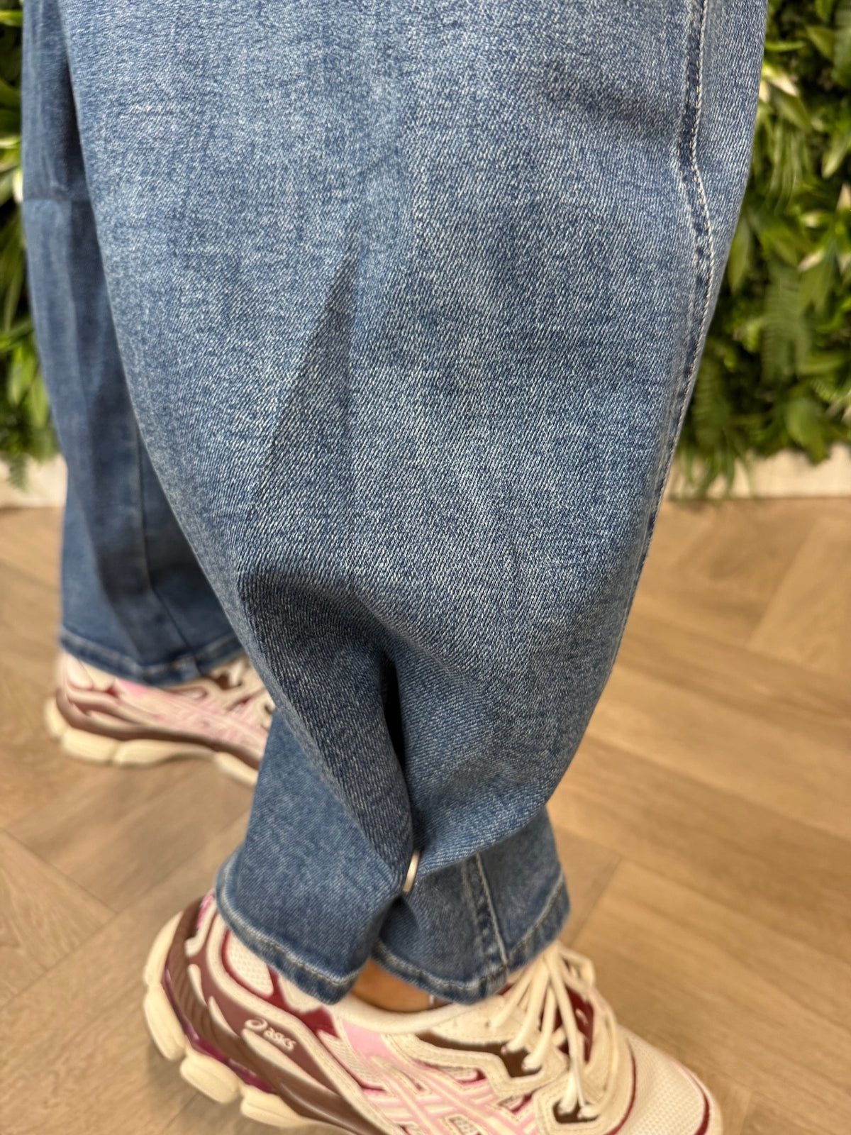 Laulia balloon jeans middenblauw
