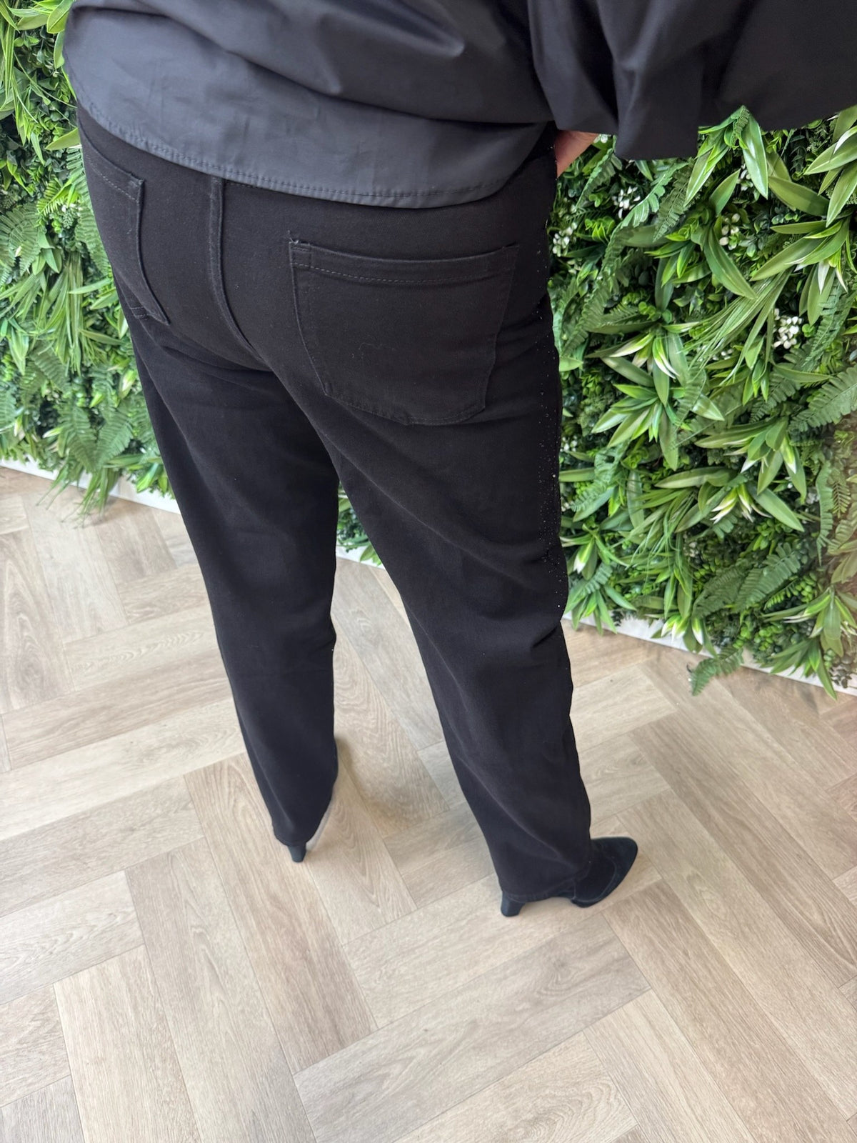 G-smack baggy fit jeans strass zwart