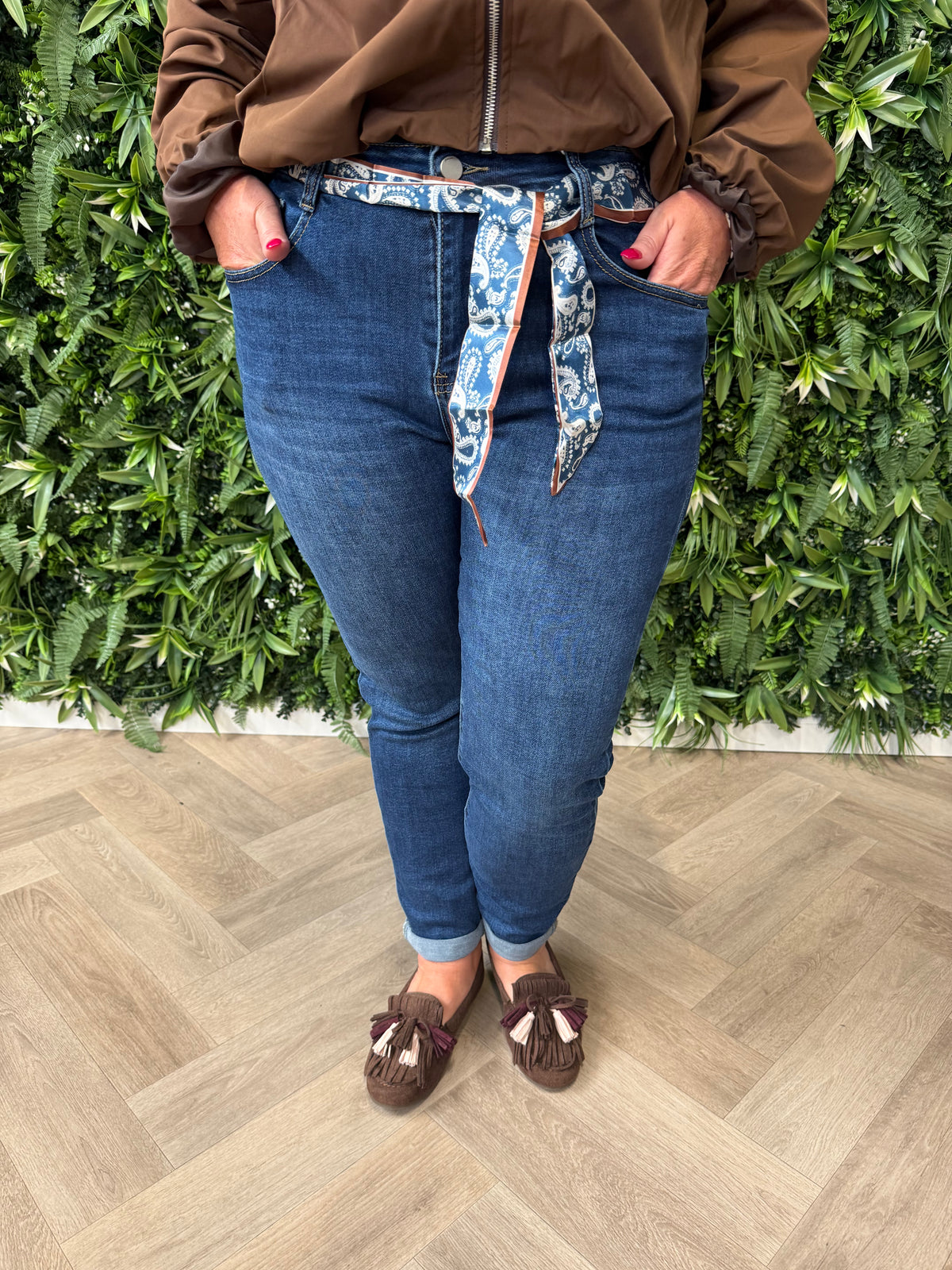G-smack jeans momfit blauw