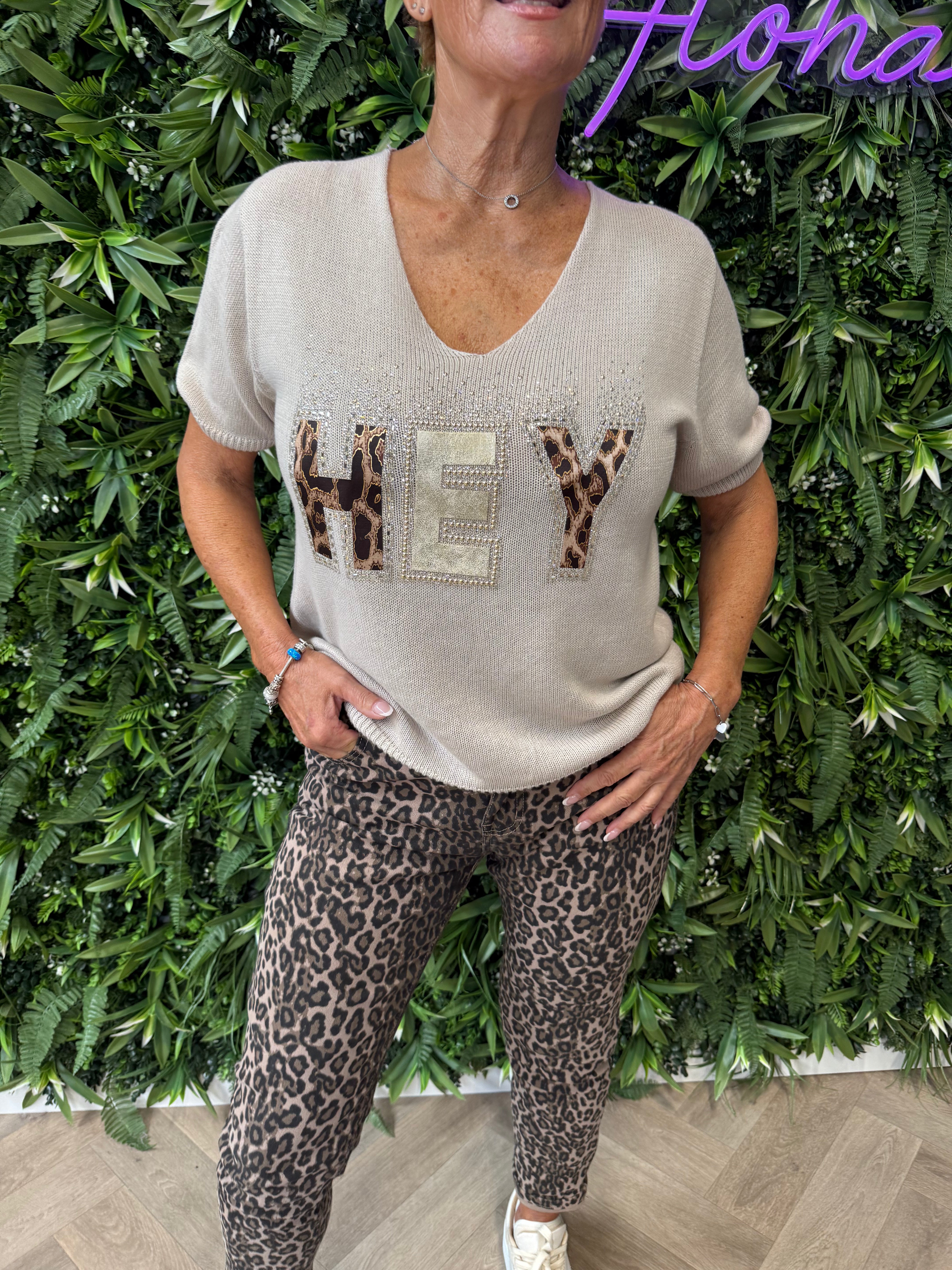 Top hey beige