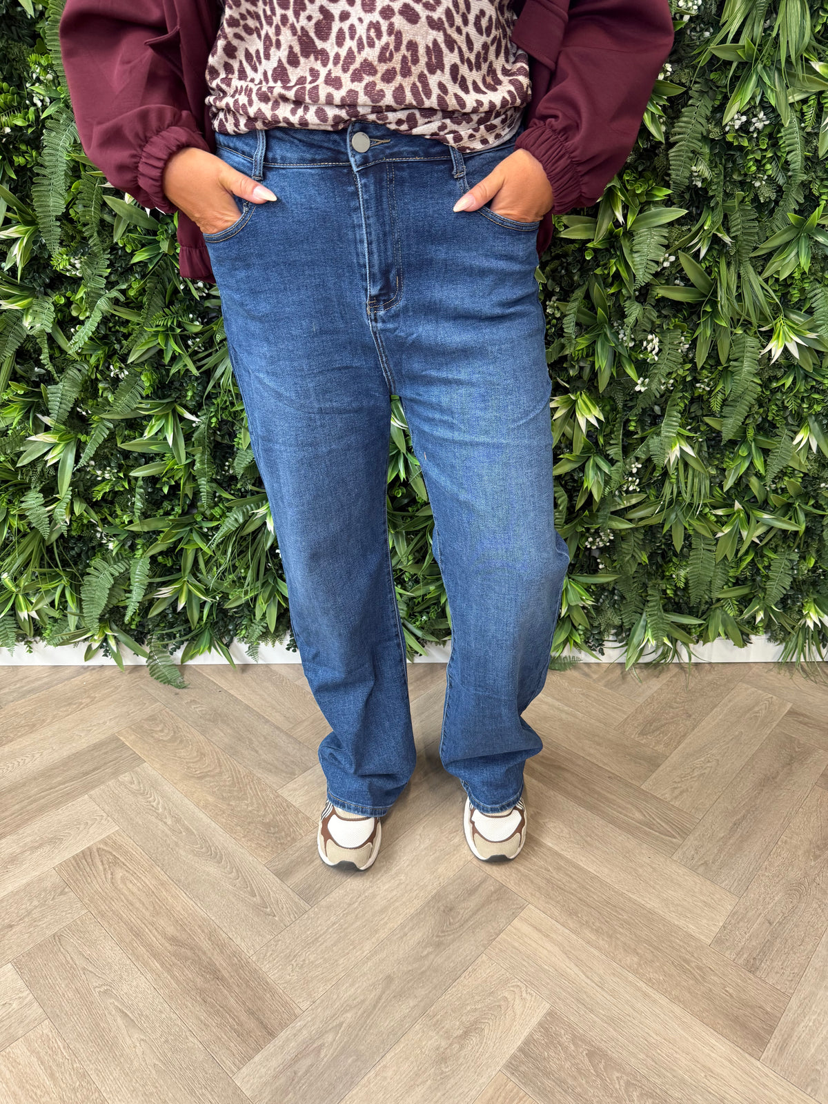 G-smack wide leg jeans blauw