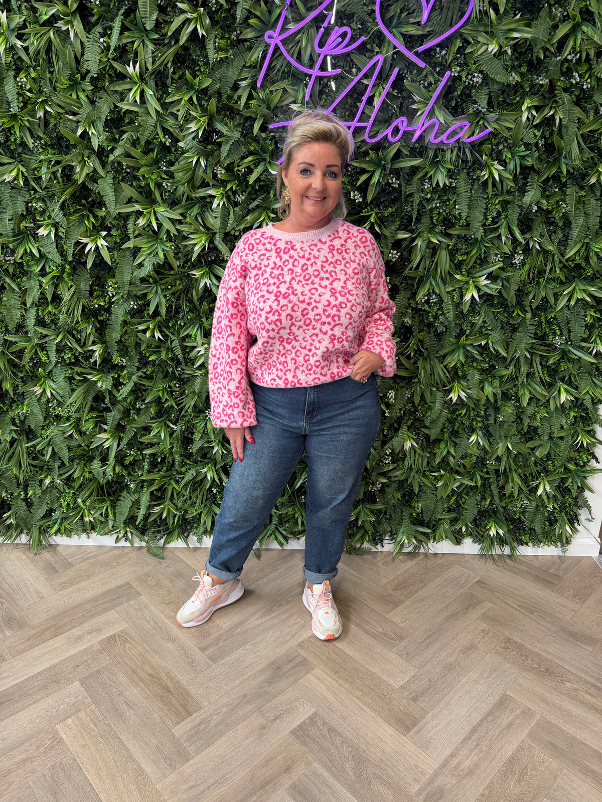 Trui panter ciao ciao fuchsia