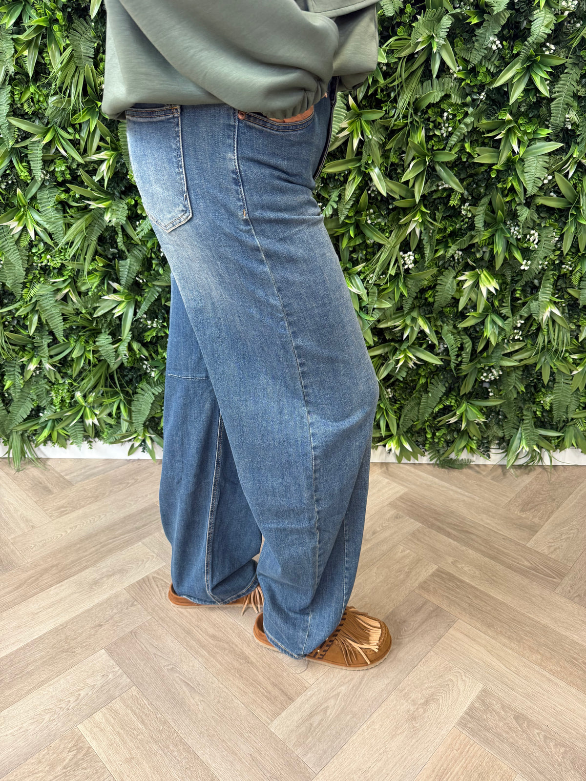 Jewelly ballon jeans blauw