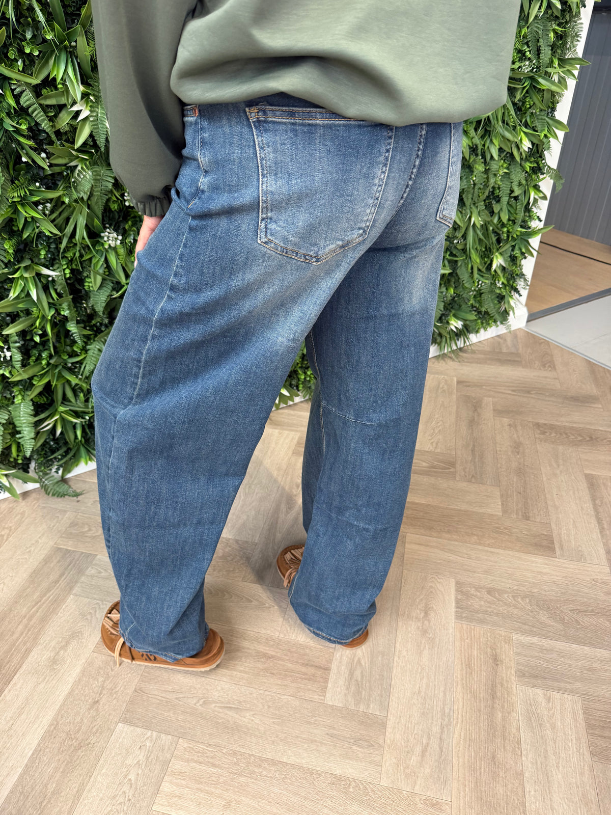Jewelly ballon jeans blauw