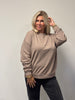 Sweater basic shine uni taupe