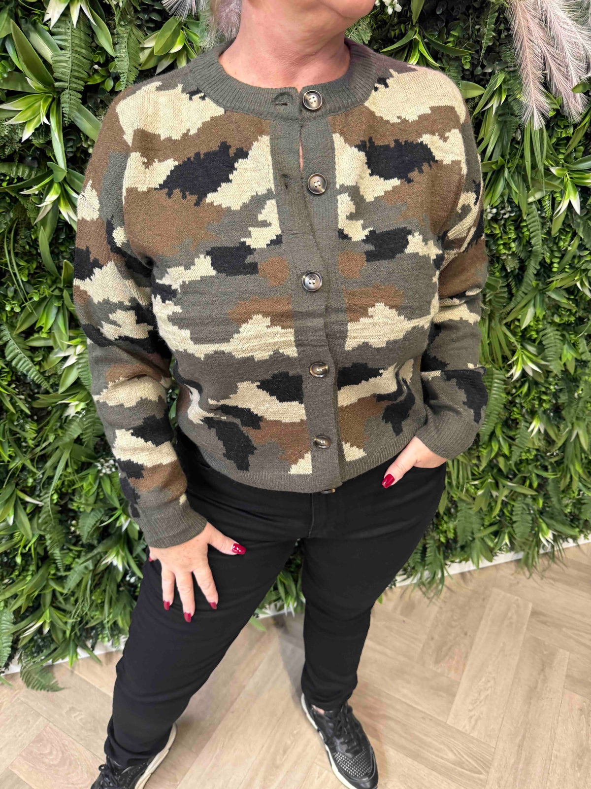 Vest army legergroen