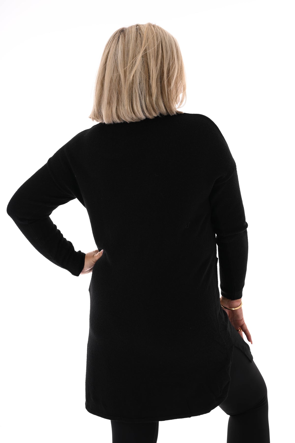 Tuniek met sjaal zwart