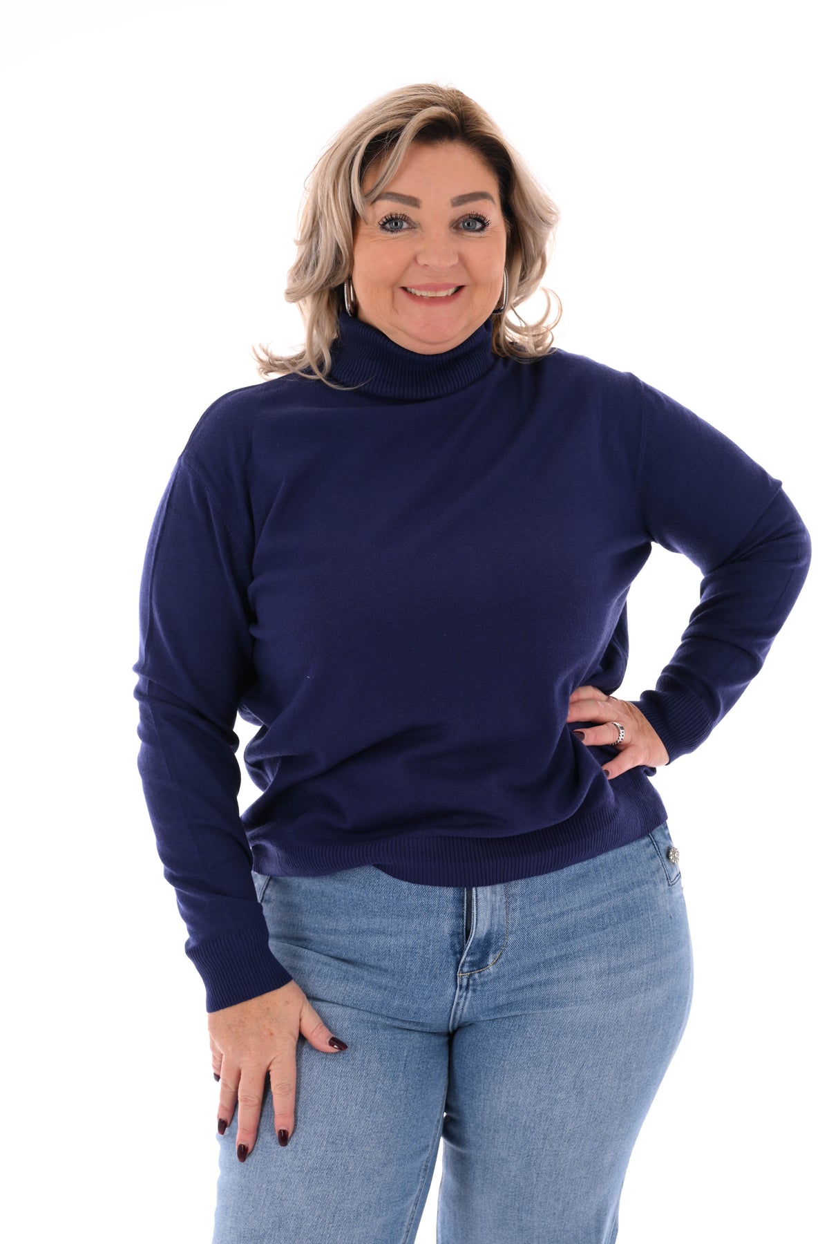 Coltrui uni marineblauw