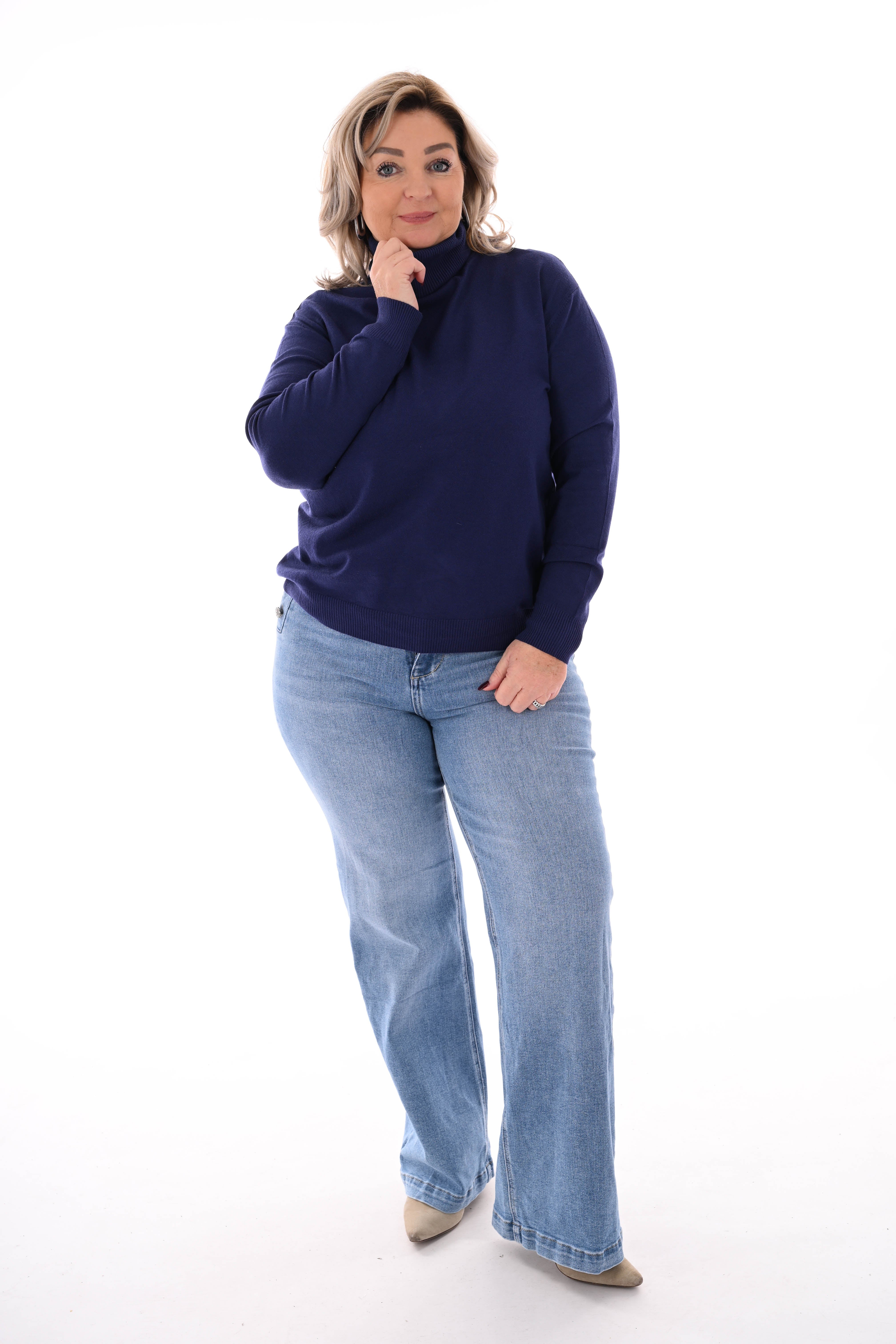 Coltrui uni marineblauw