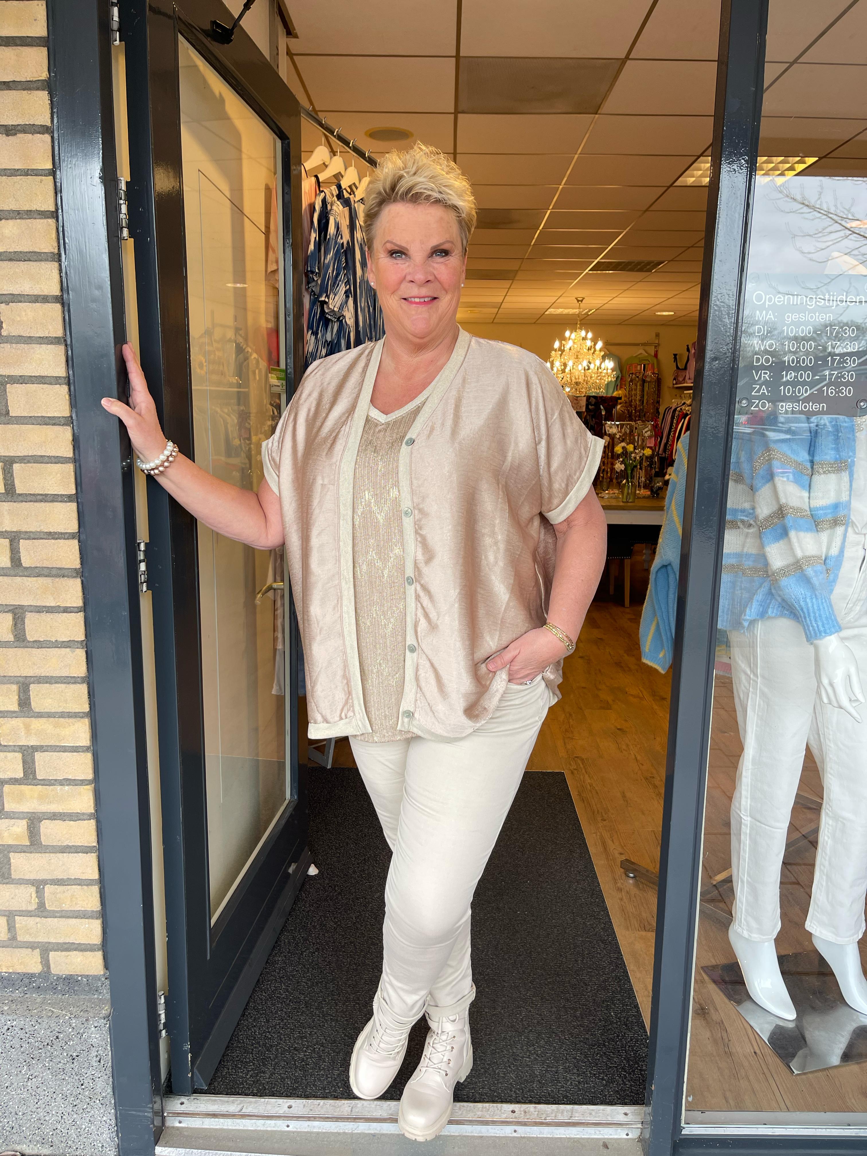 Doorknoop top silky taupe
