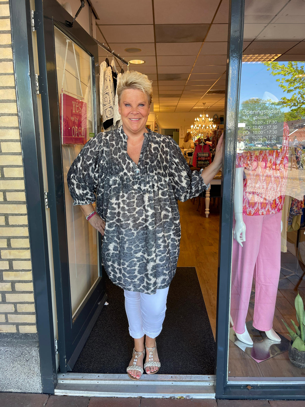 Tuniek panter shine zwart